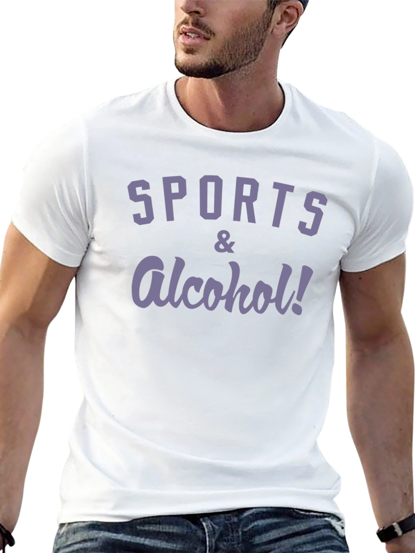 Sports & Alcohol! Graphic T-Shirt - Casual Menswear
