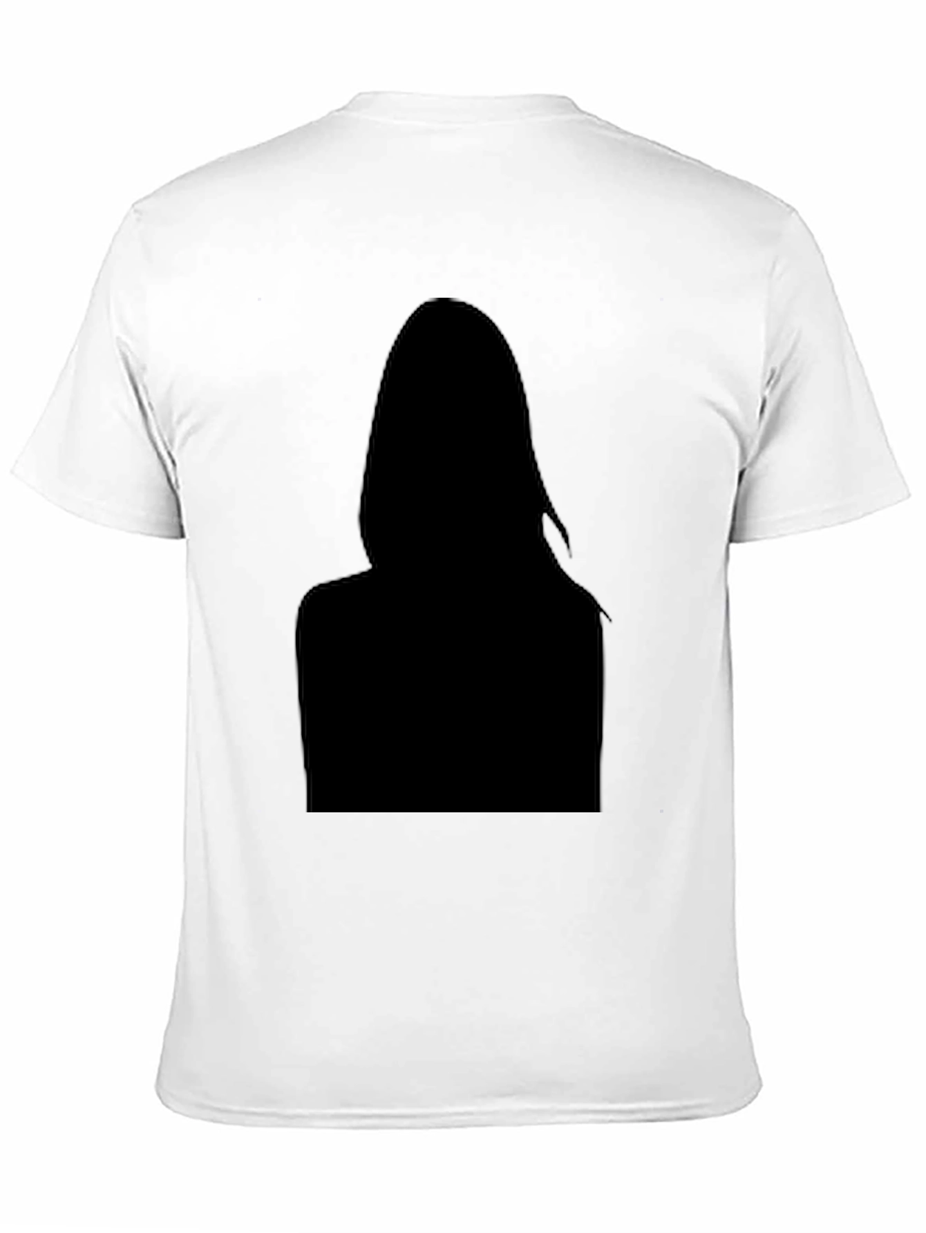 Black Silhouette Graphic Tee - Modern Style