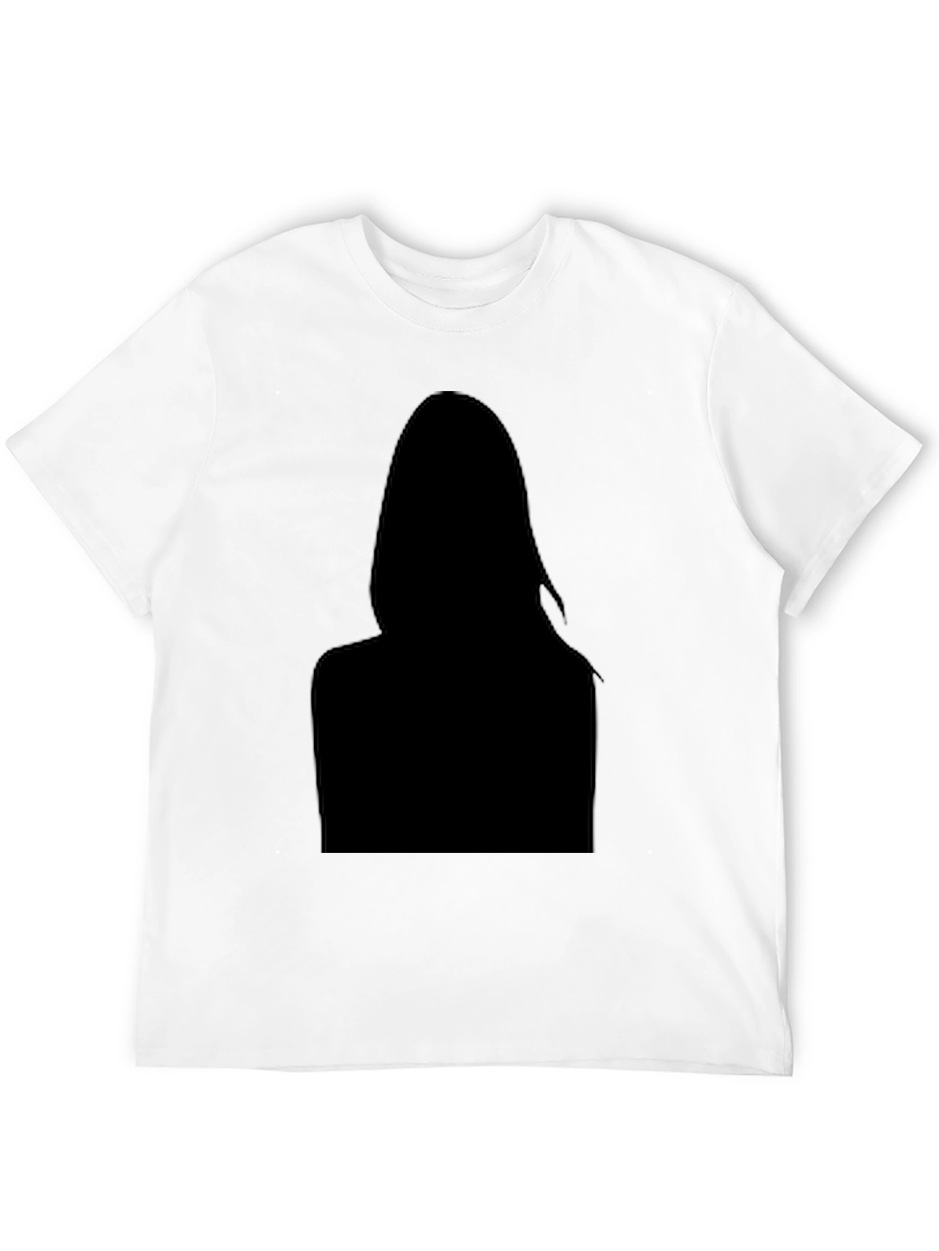 Black Silhouette Graphic Tee - Modern Style