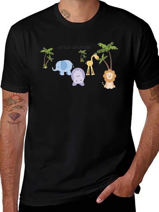 Little Brother Jungle Animals T-Shirt