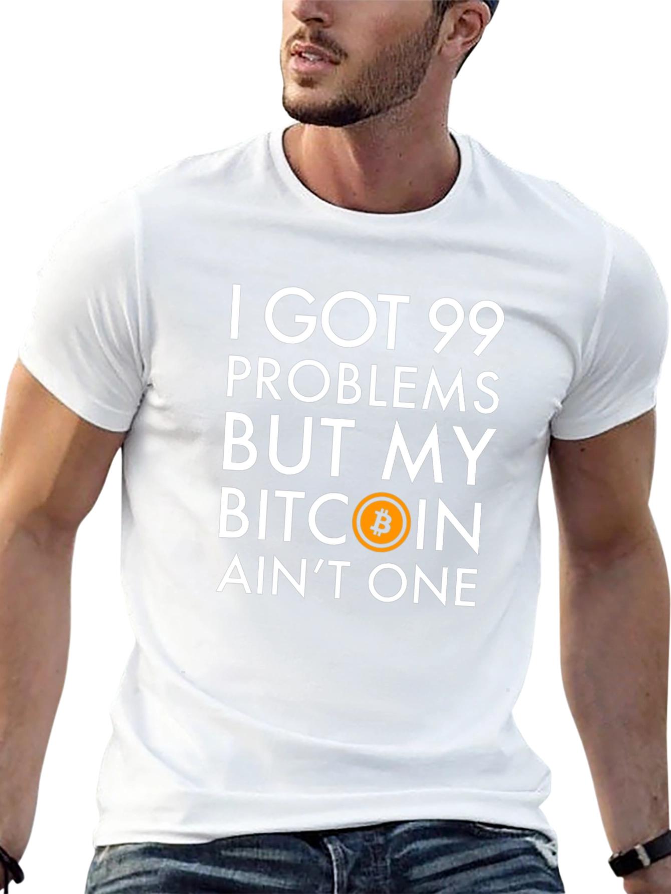 Bitcoin T-Shirt: 99 Problems Crypto Tee