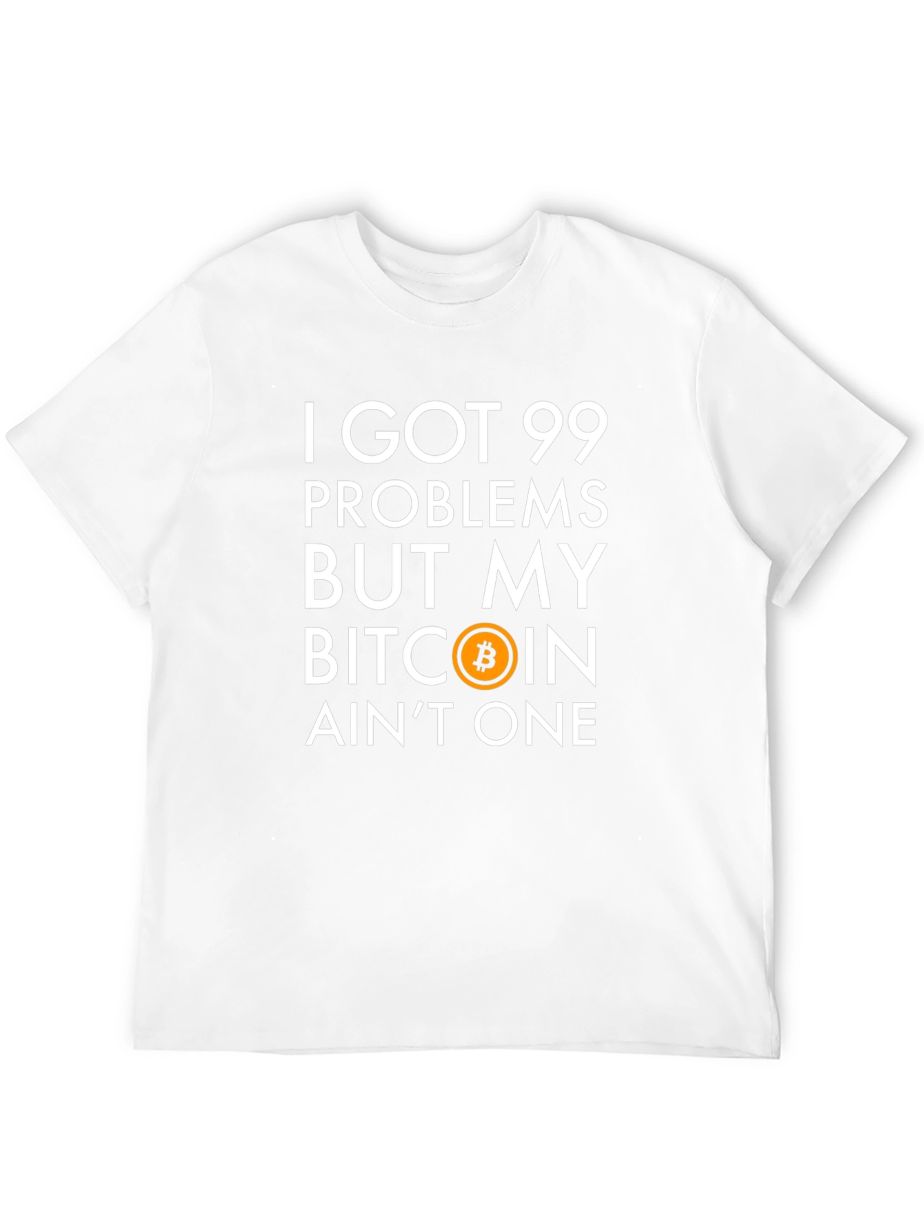 Bitcoin T-Shirt: 99 Problems Crypto Tee