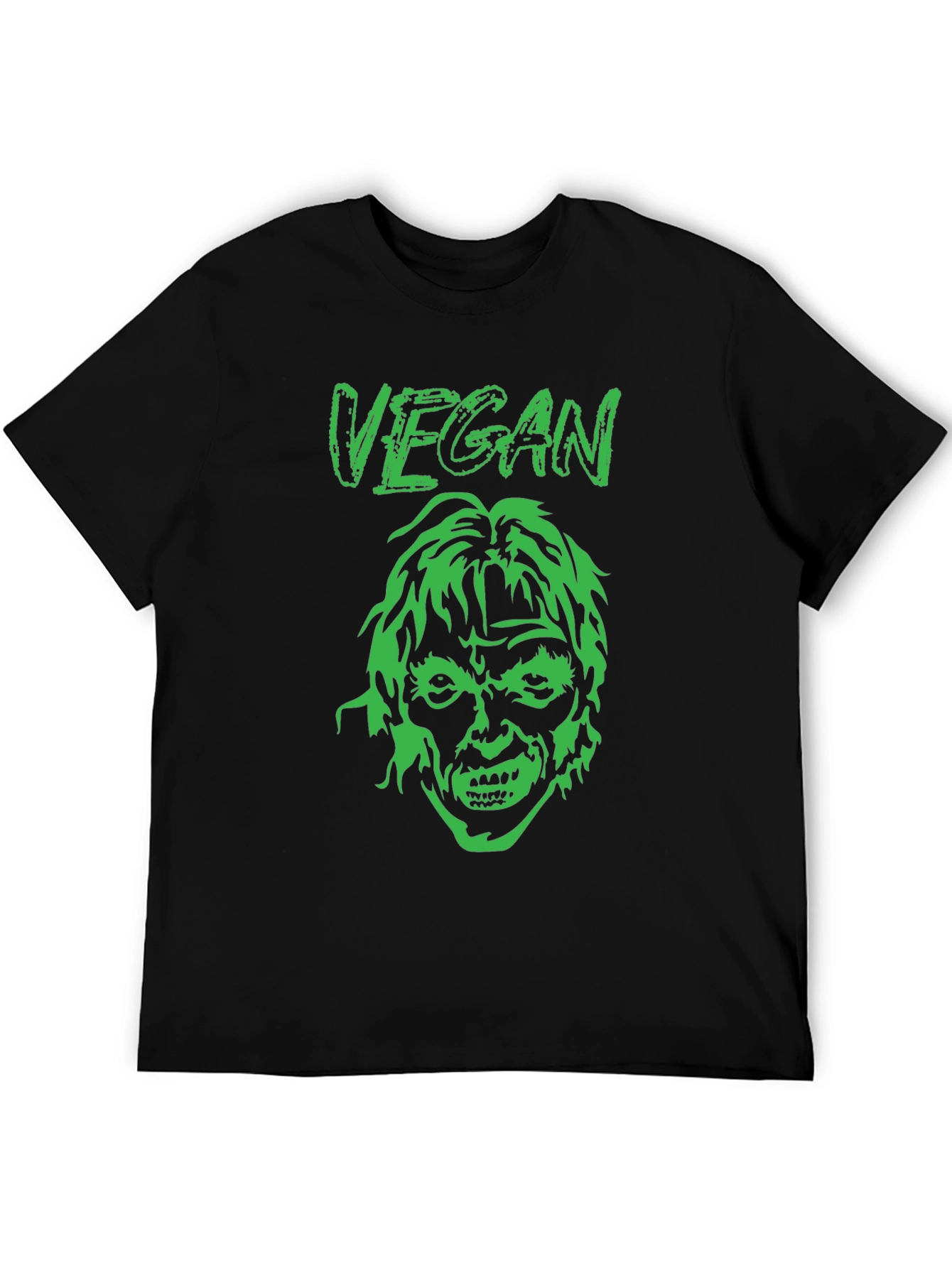 Vegan Zombie Graphic Tee - Black
