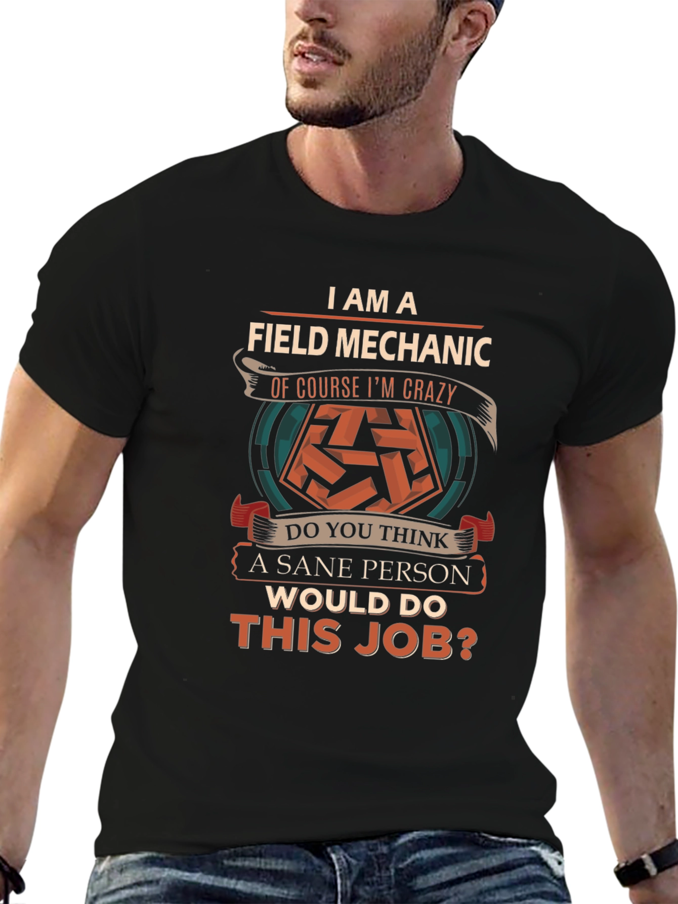 Field Mechanic Crazy T-Shirt