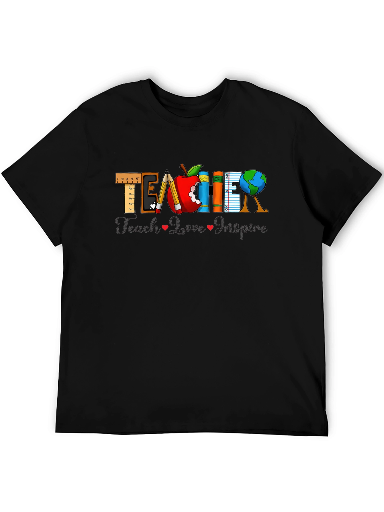 Teacher Appreciation Black T-Shirt