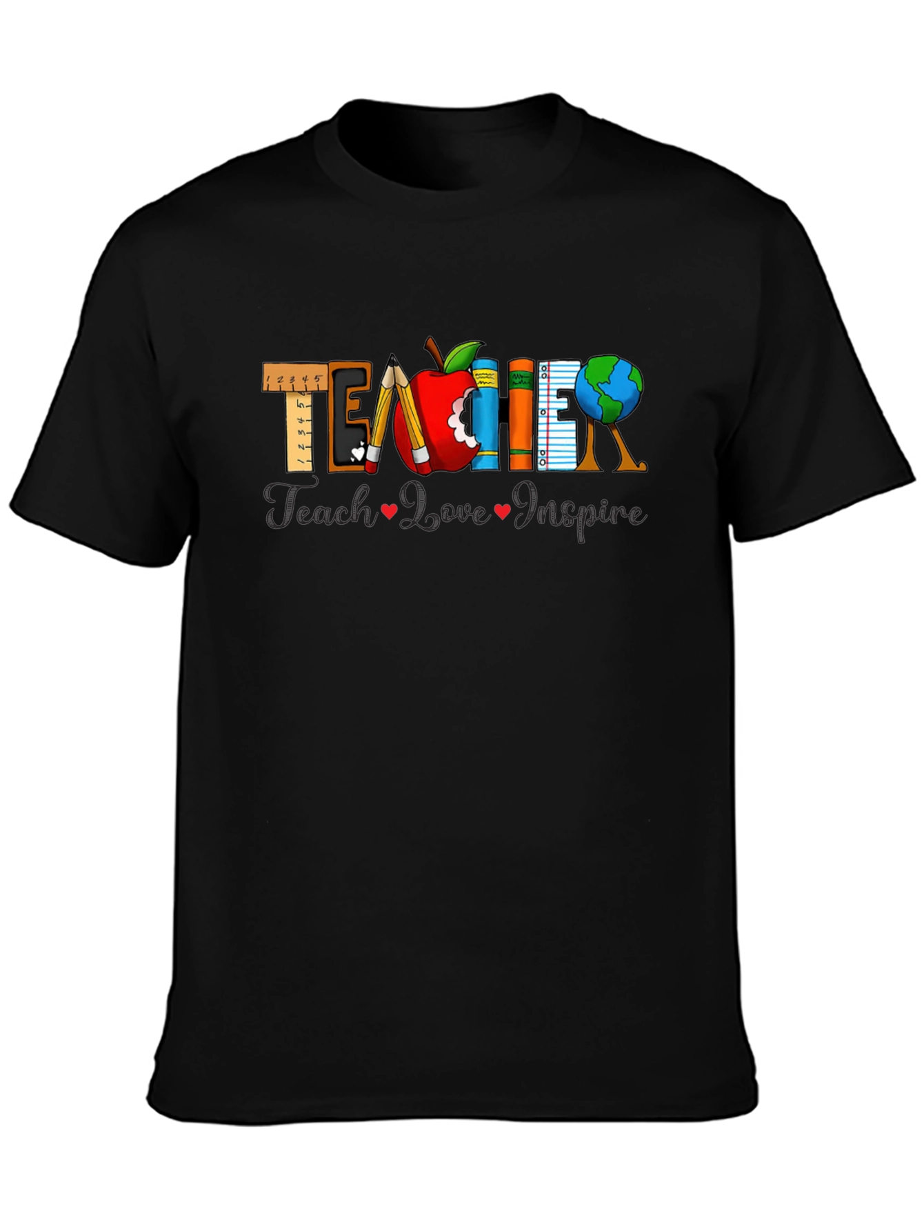 Teacher Appreciation Black T-Shirt