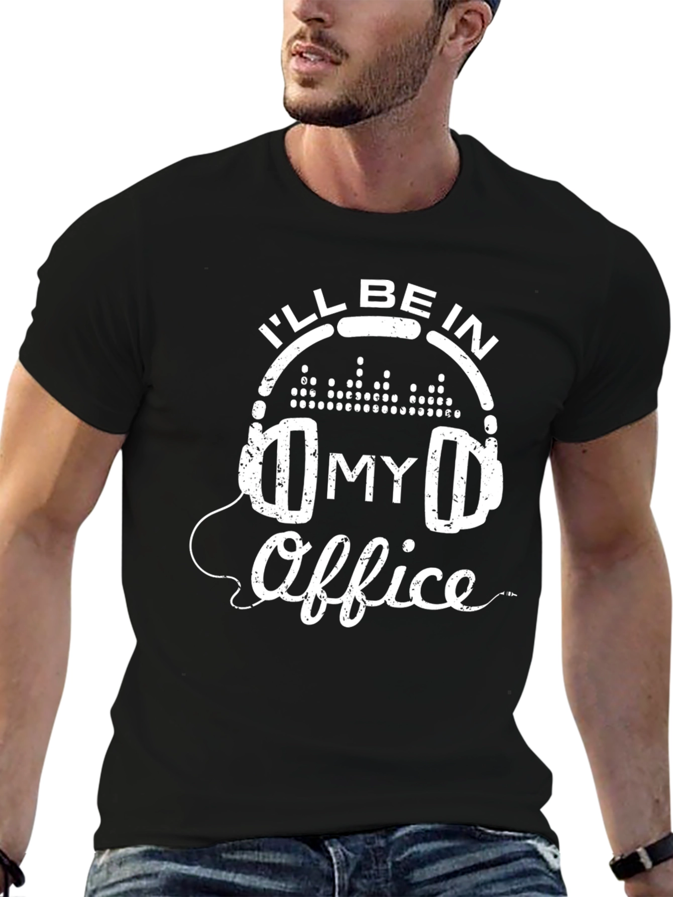 Ill Be In My Office Music Lover Graphic Tee