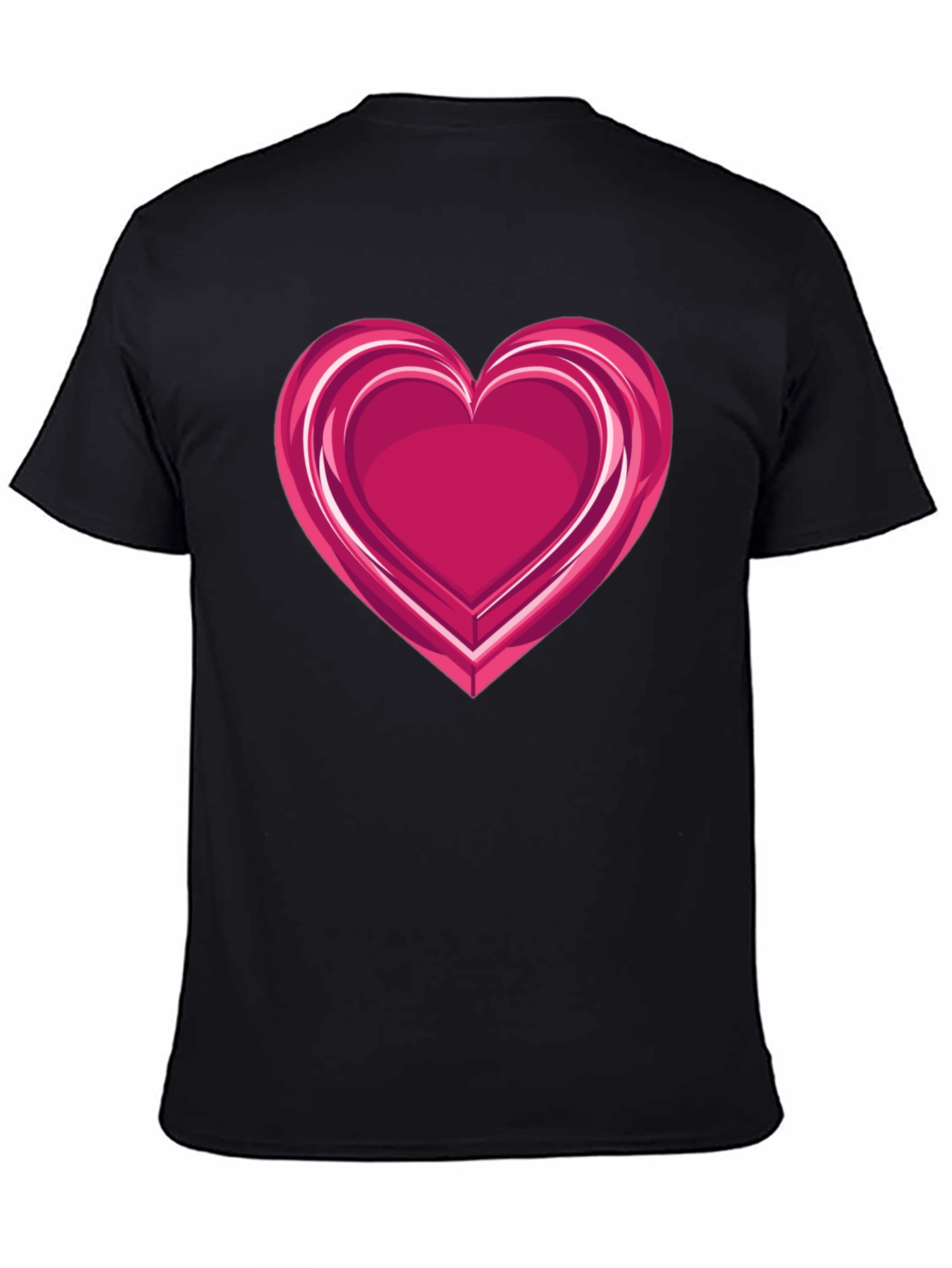 Heart Graphic Black Tee
