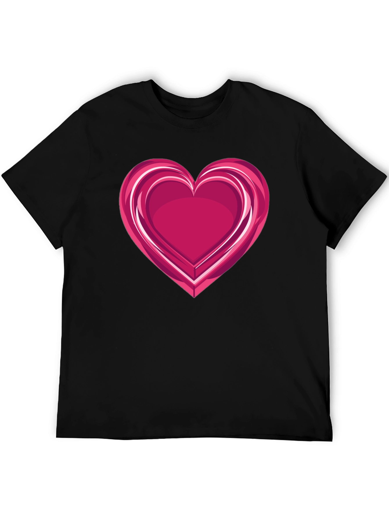 Heart Graphic Black Tee