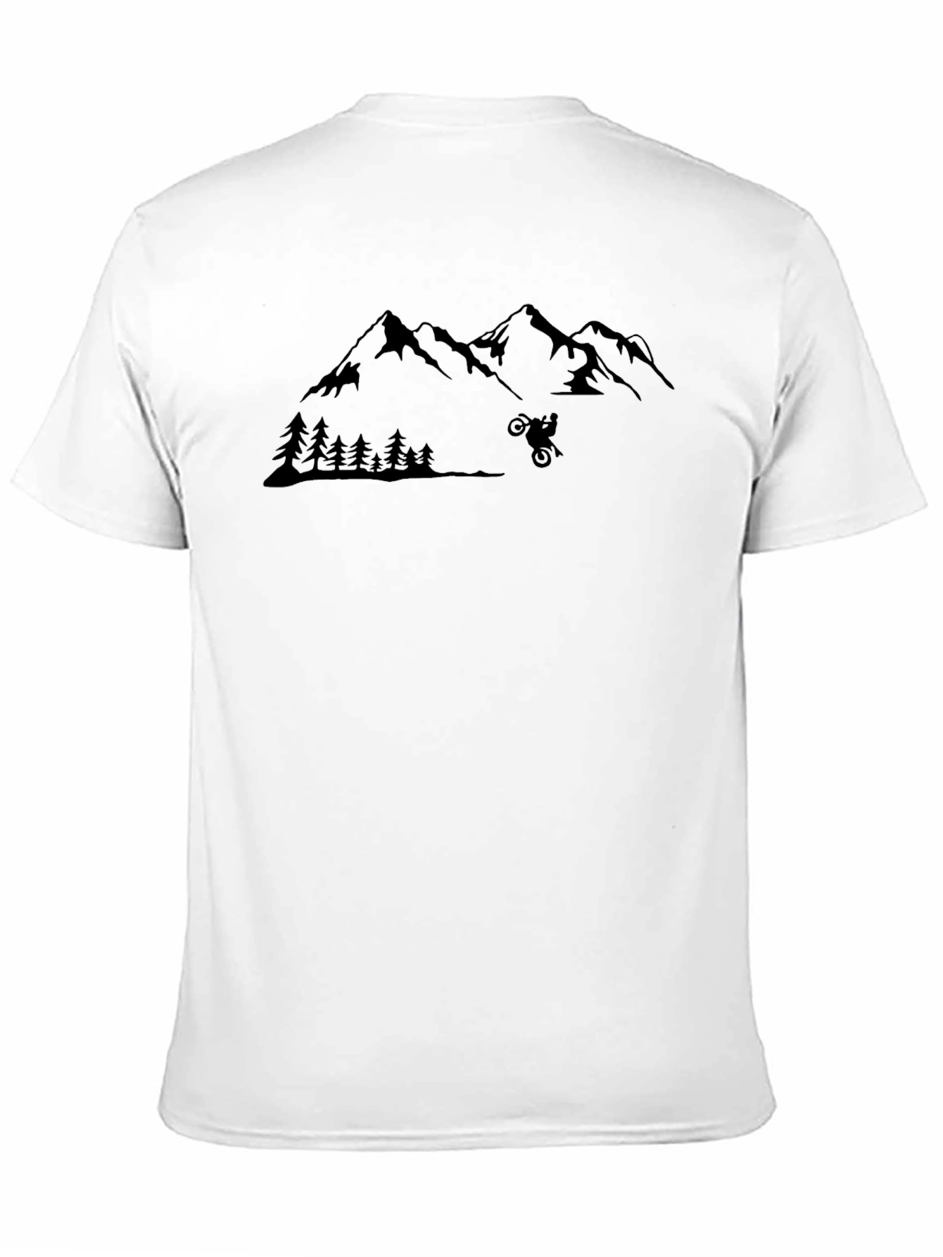 Mountain Bike T-Shirt - Black Graphic Tee