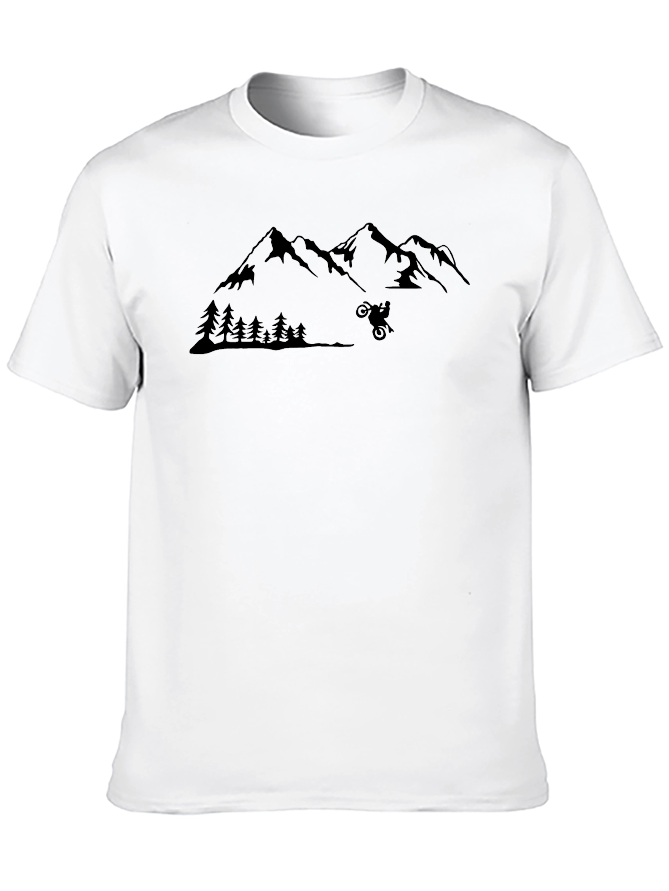 Mountain Bike T-Shirt - Black Graphic Tee