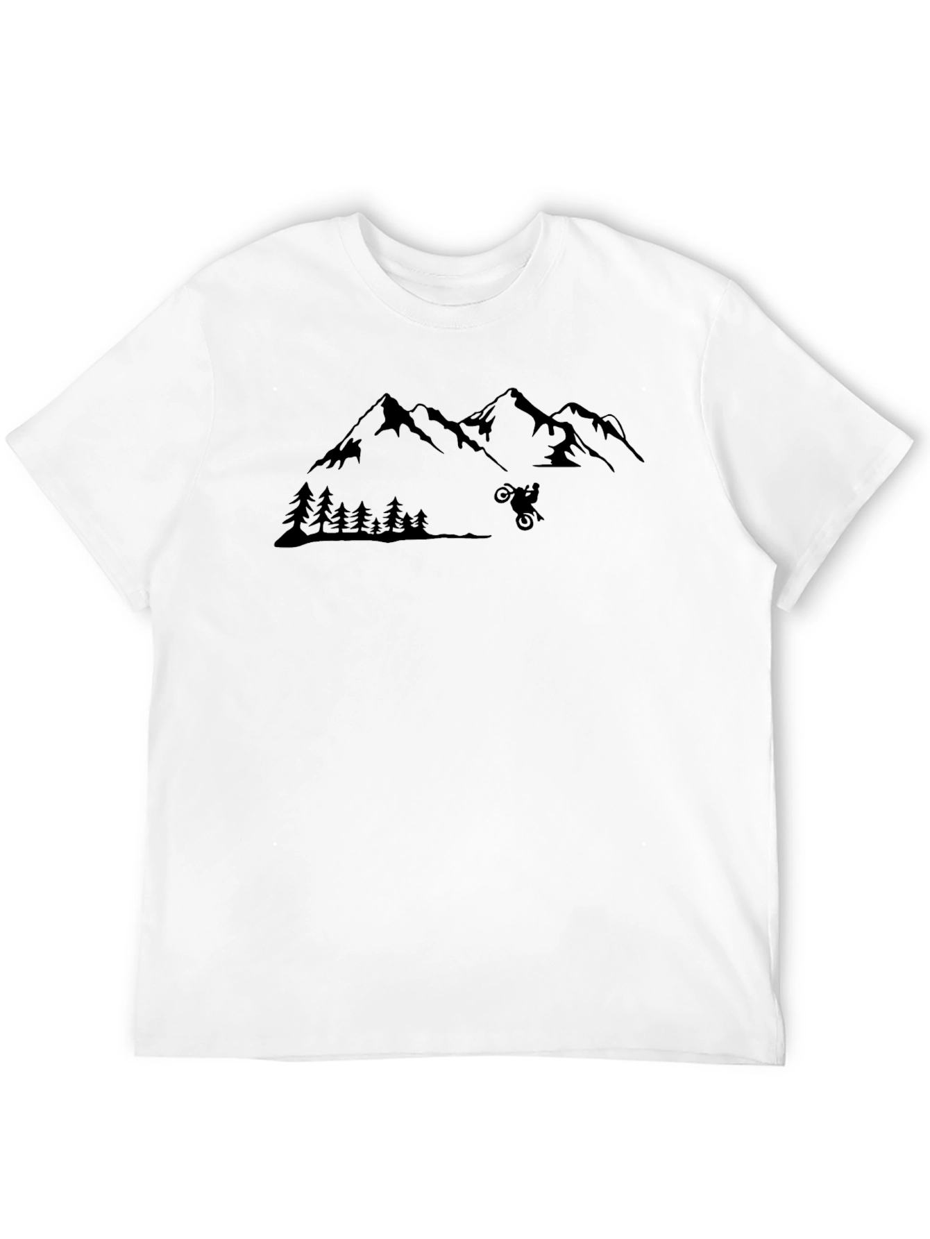 Mountain Bike T-Shirt - Black Graphic Tee