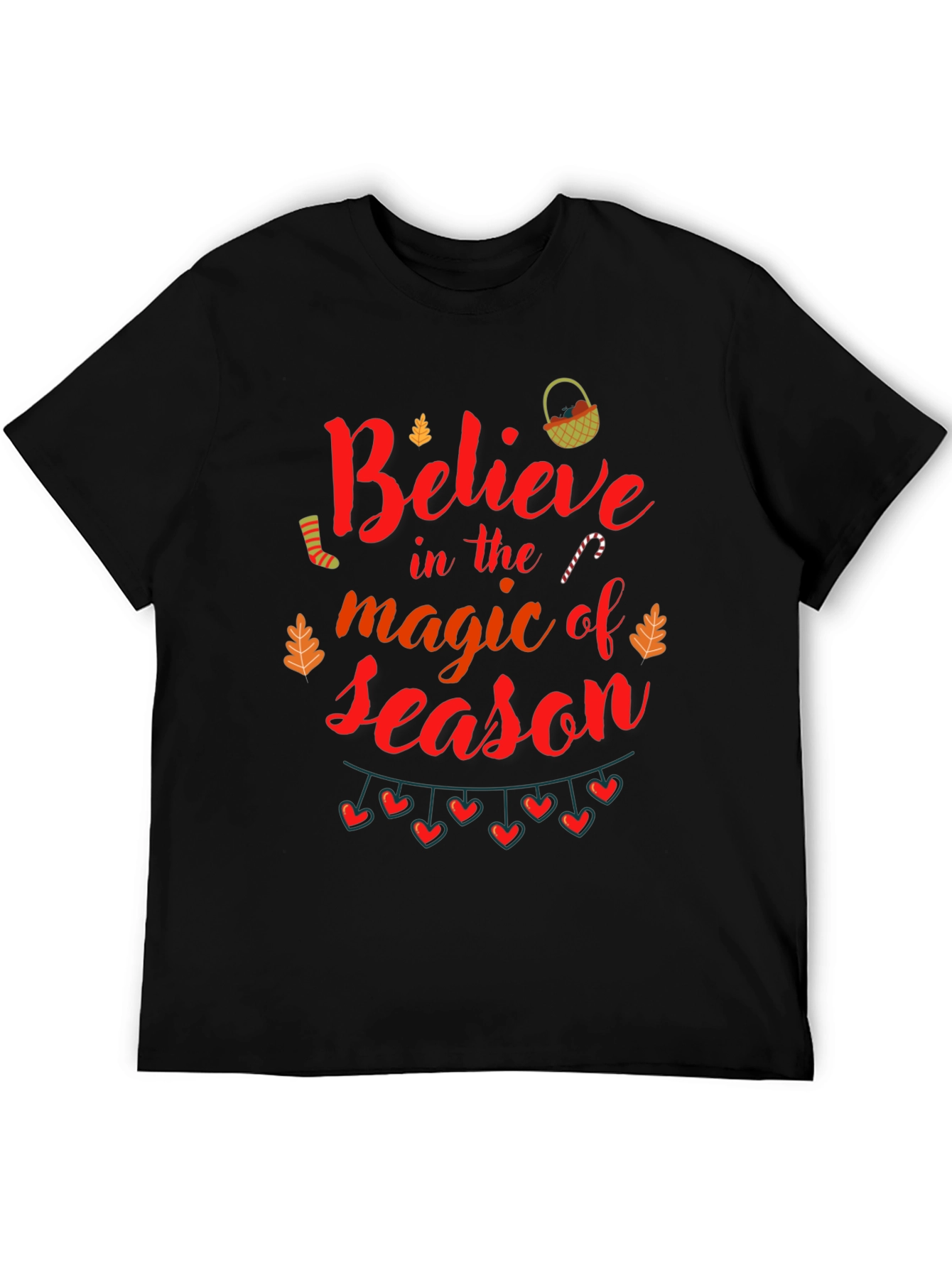 Believe Magic Season T-Shirt - Holiday Festive Tee