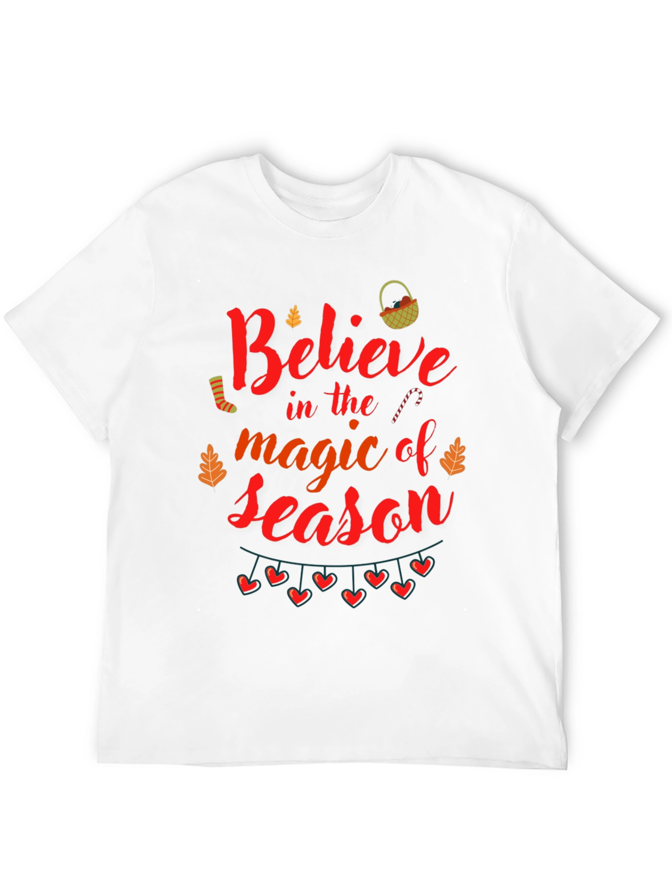 Believe Magic Season T-Shirt - Holiday Festive Tee