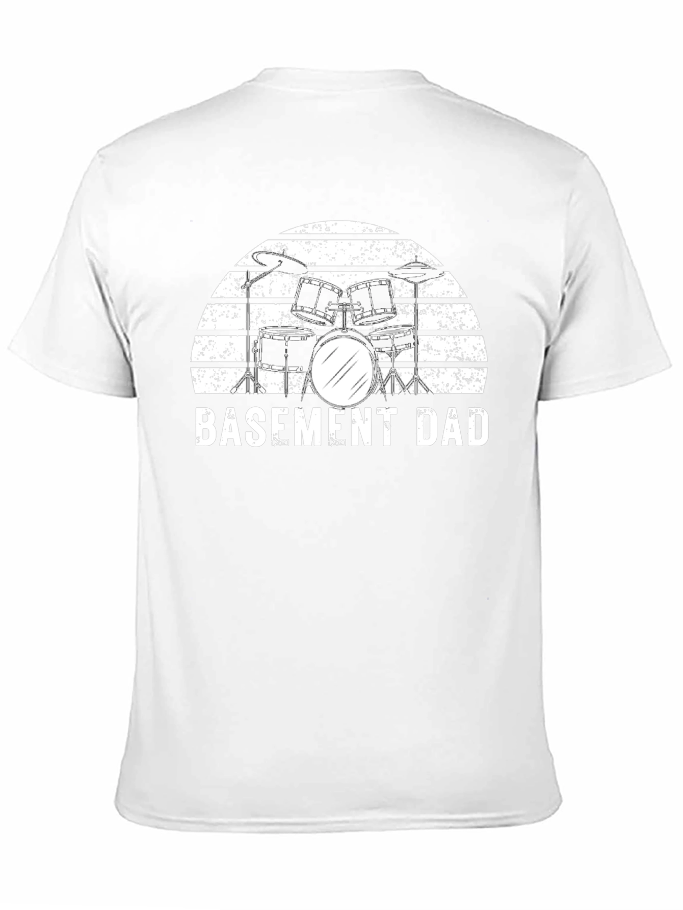Basement Dad Drum Set T-Shirt