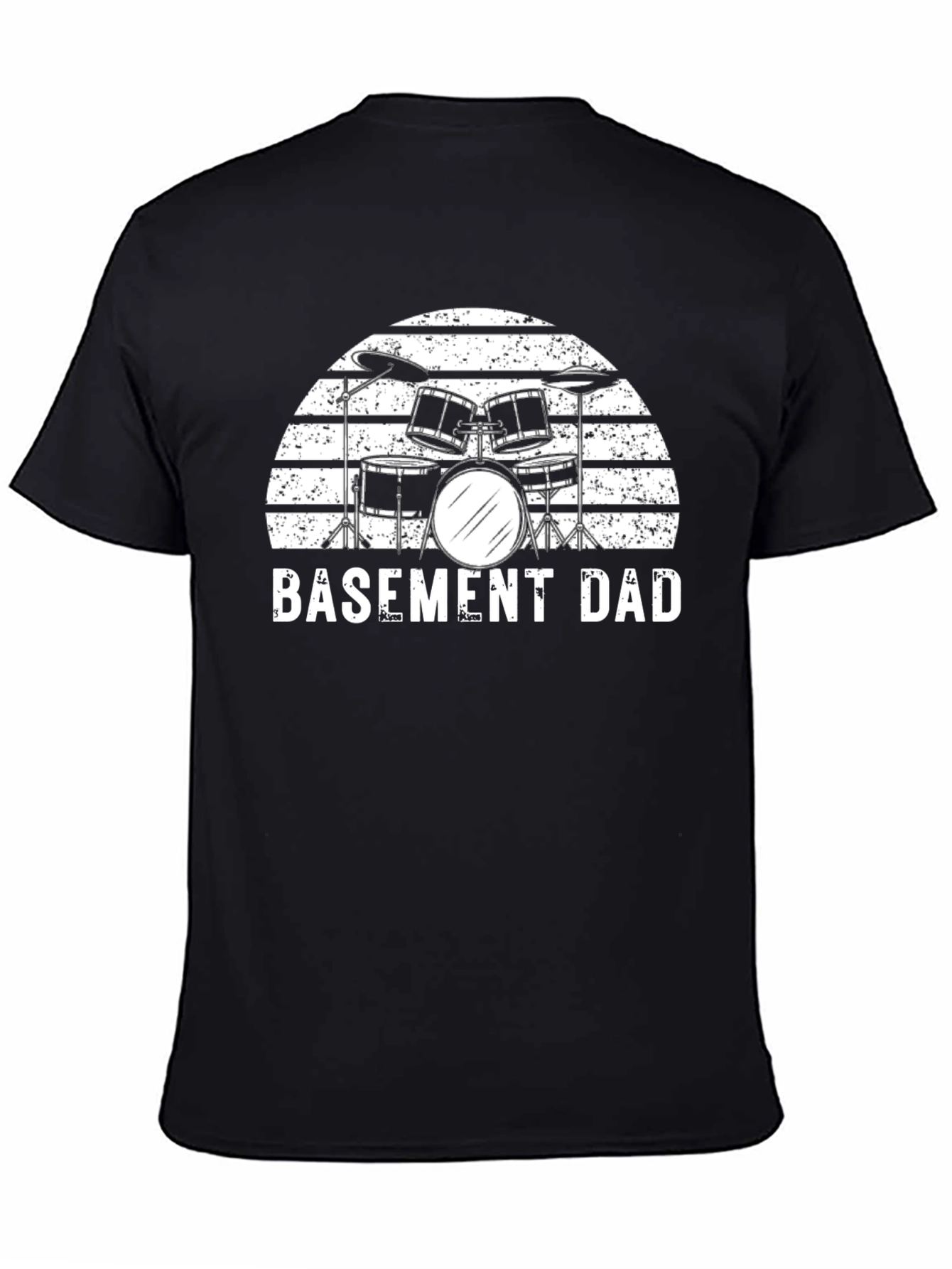 Basement Dad Drum Set T-Shirt