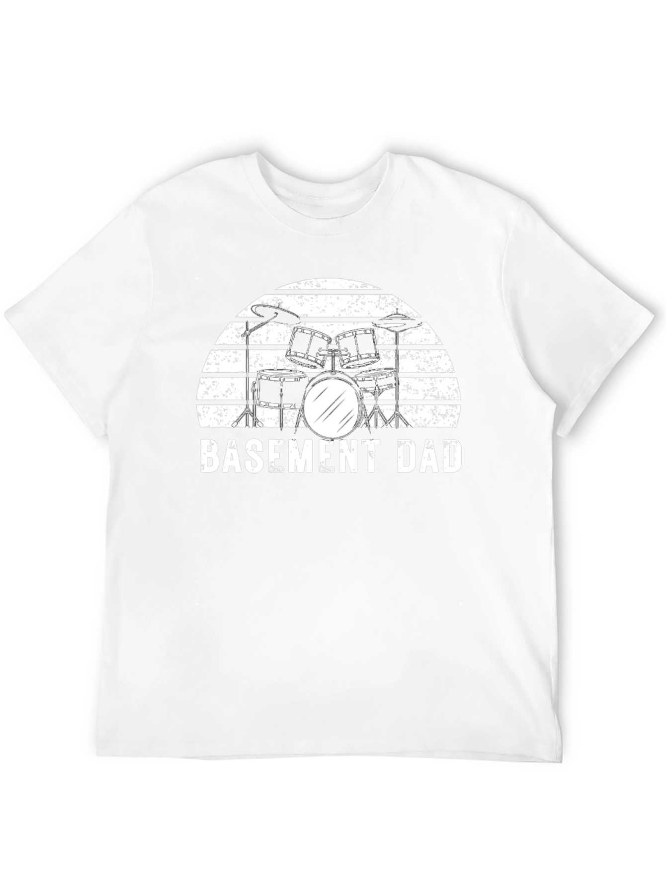 Basement Dad Drum Set T-Shirt