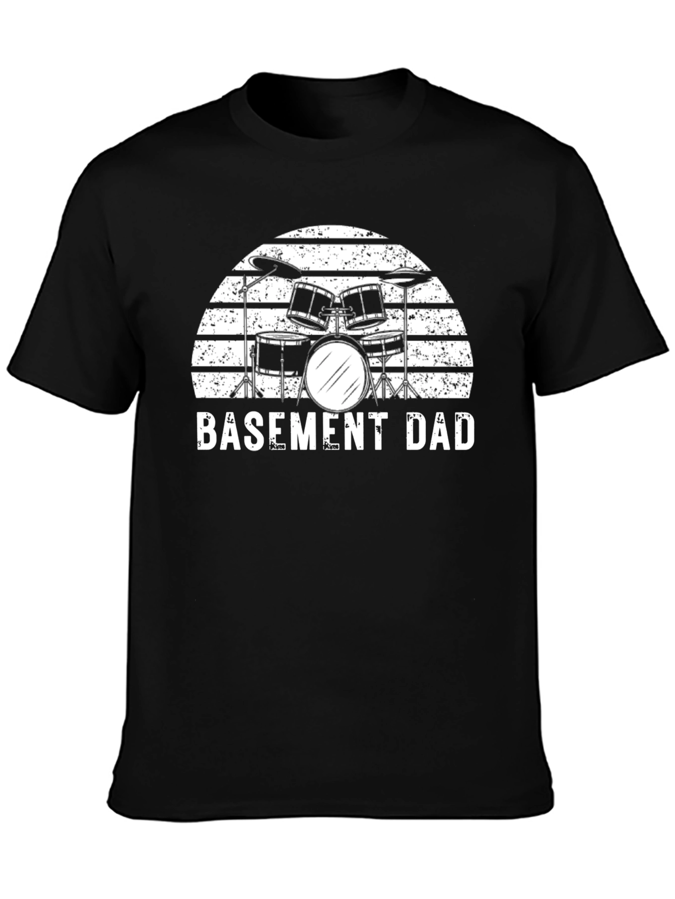 Basement Dad Drum Set T-Shirt