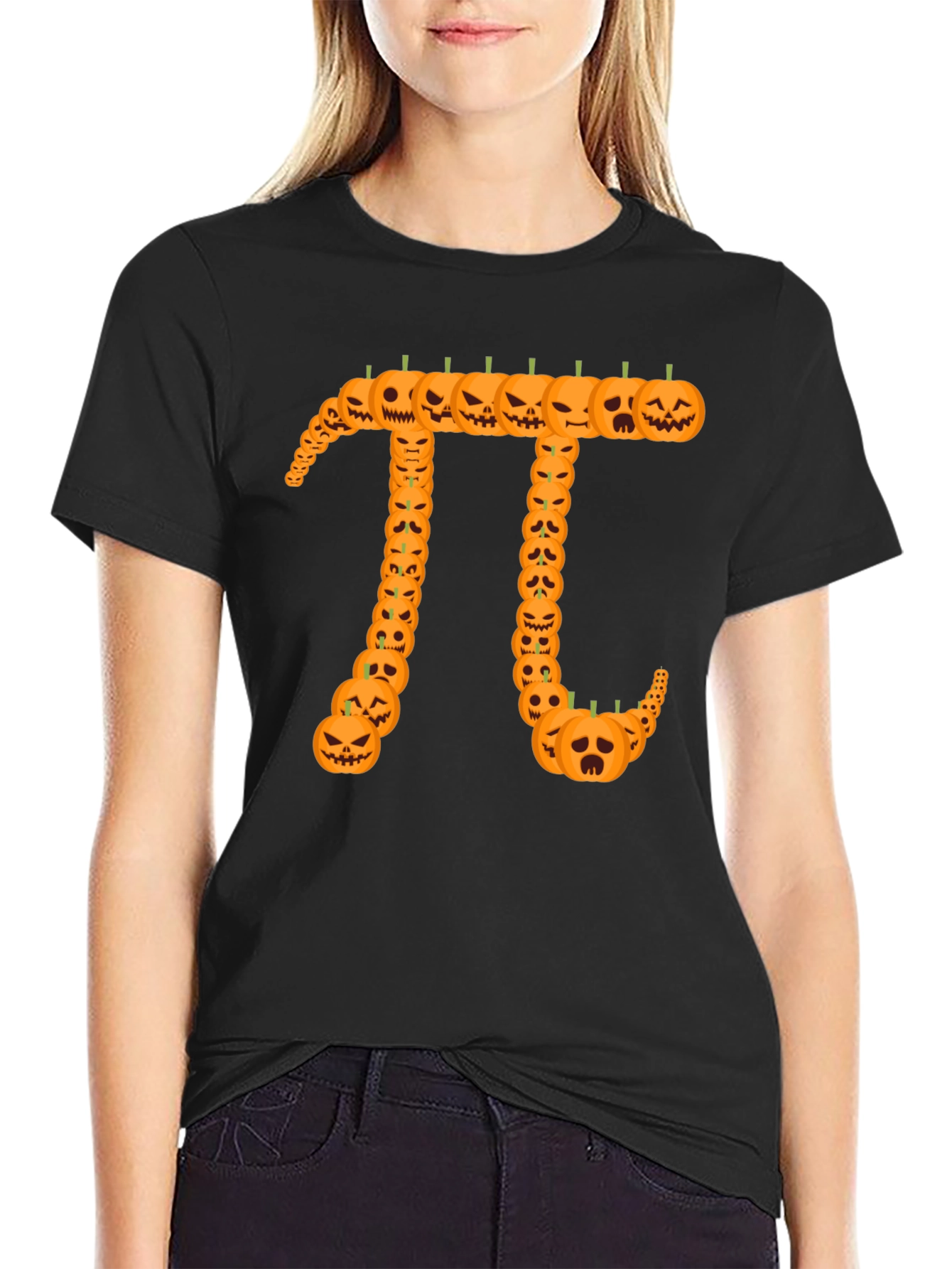 Halloween Pi Pumpkin T-Shirt