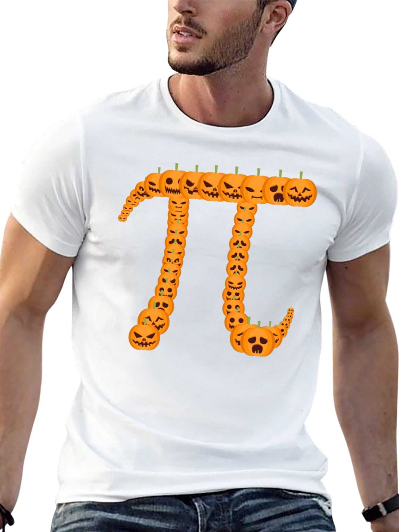 Halloween Pi Pumpkin T-Shirt