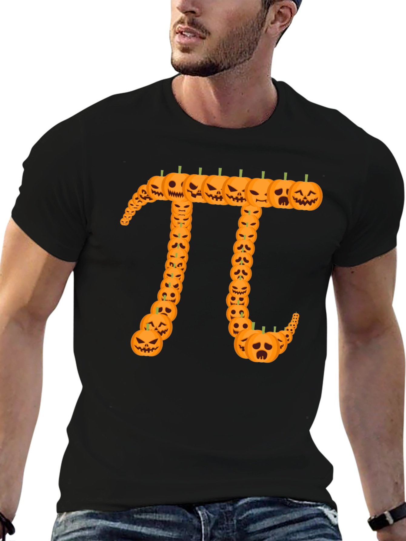 Halloween Pi Pumpkin T-Shirt