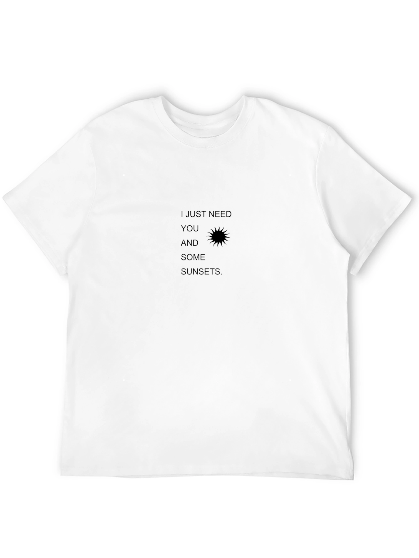 Sunset Lover Black Graphic Tee