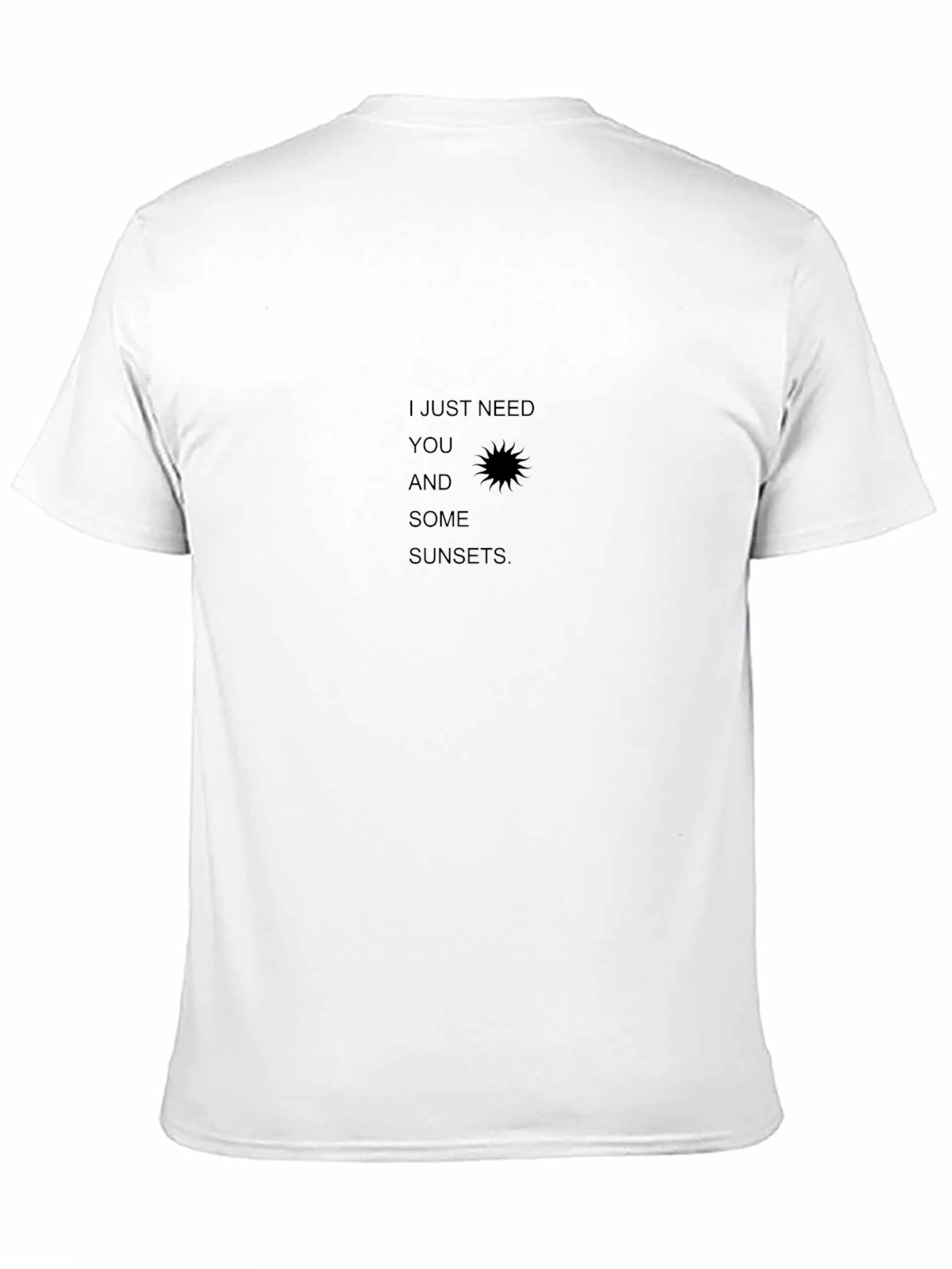 Sunset Lover Black Graphic Tee