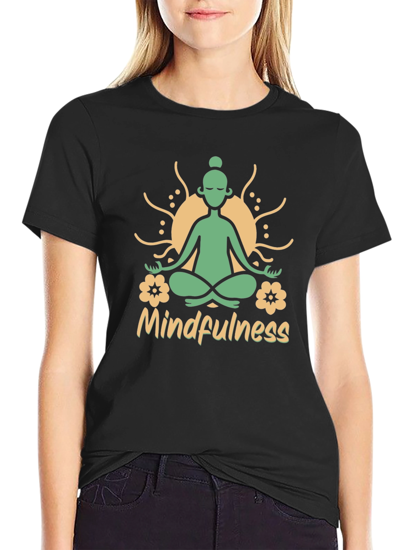 Mindfulness Graphic Tee - Zen Meditation T-Shirt