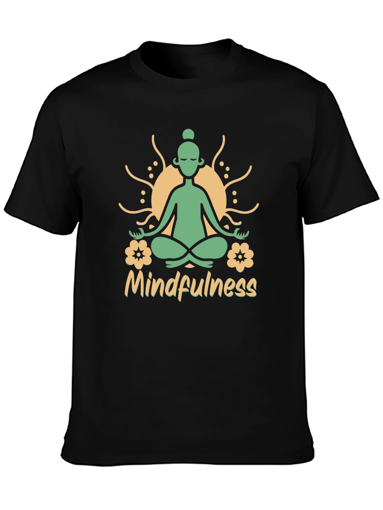 Mindfulness Graphic Tee - Zen Meditation T-Shirt