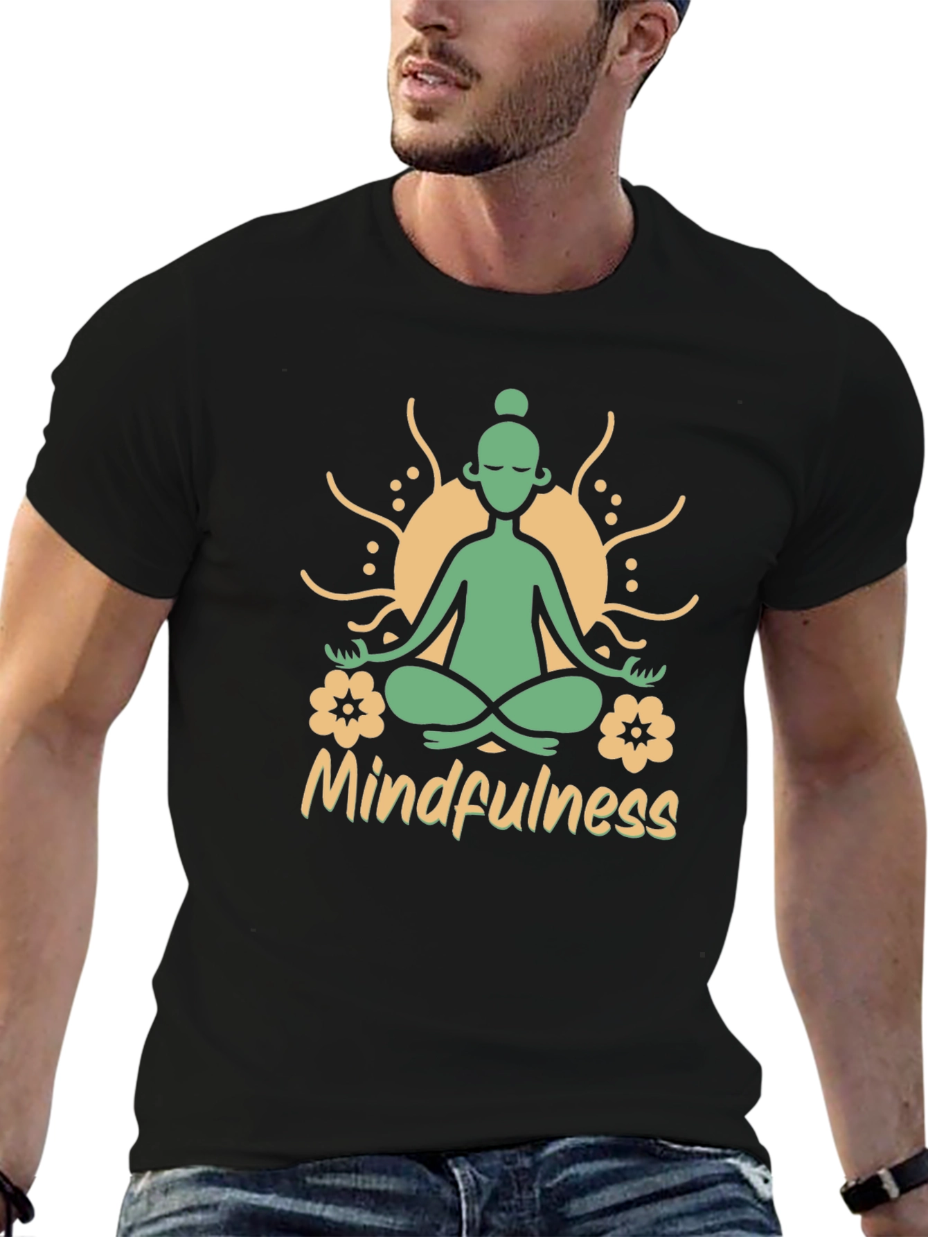 Mindfulness Graphic Tee - Zen Meditation T-Shirt