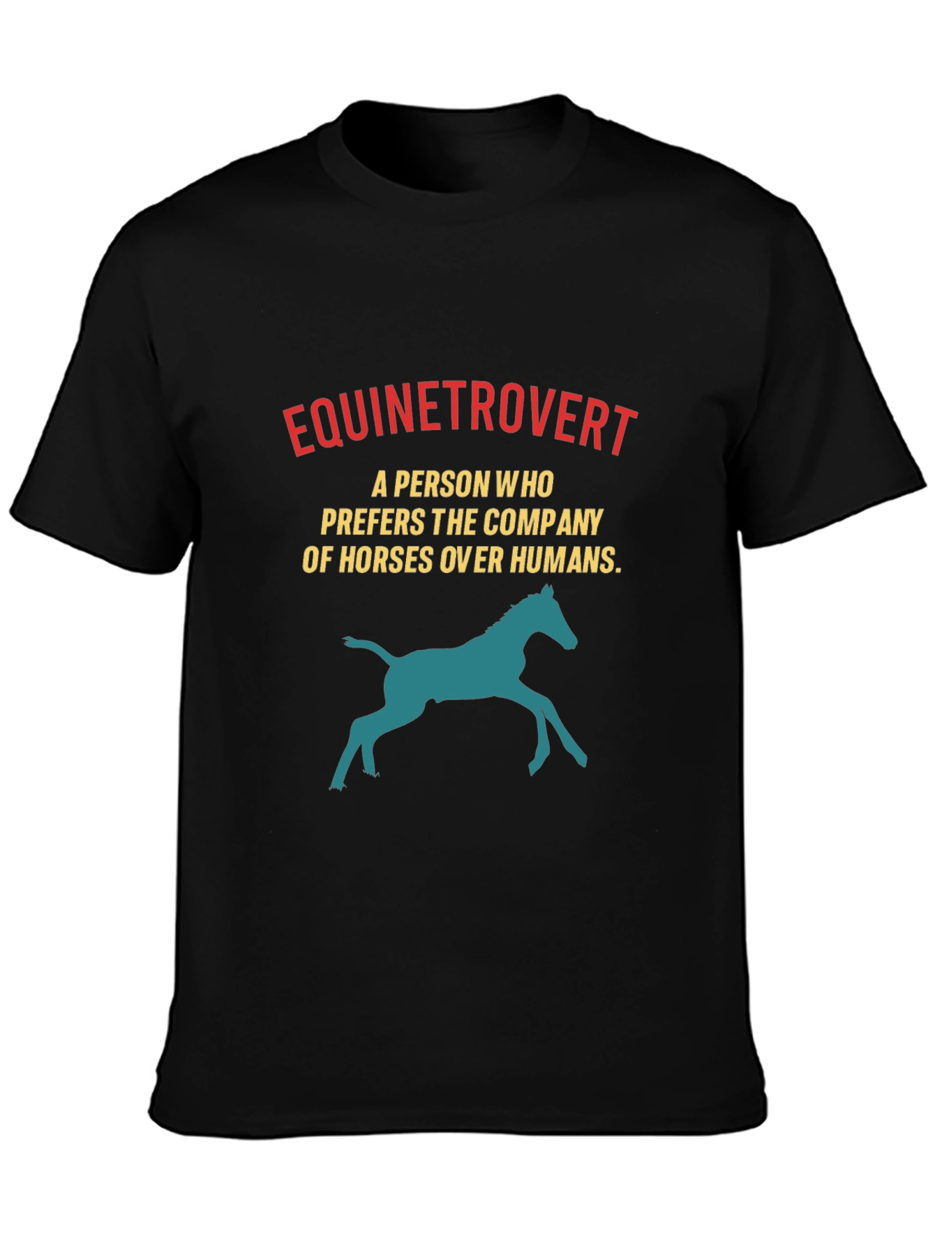 EQUIETROVERT Horse Lover T-Shirt