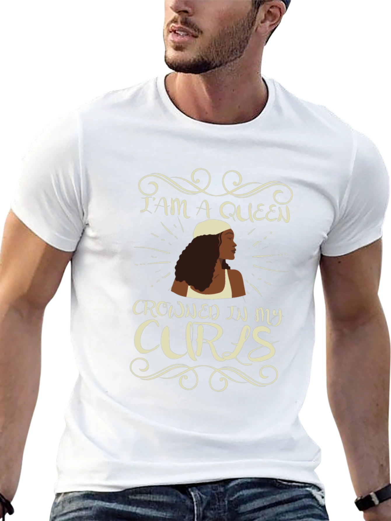 Queen of Curls Graphic Tee