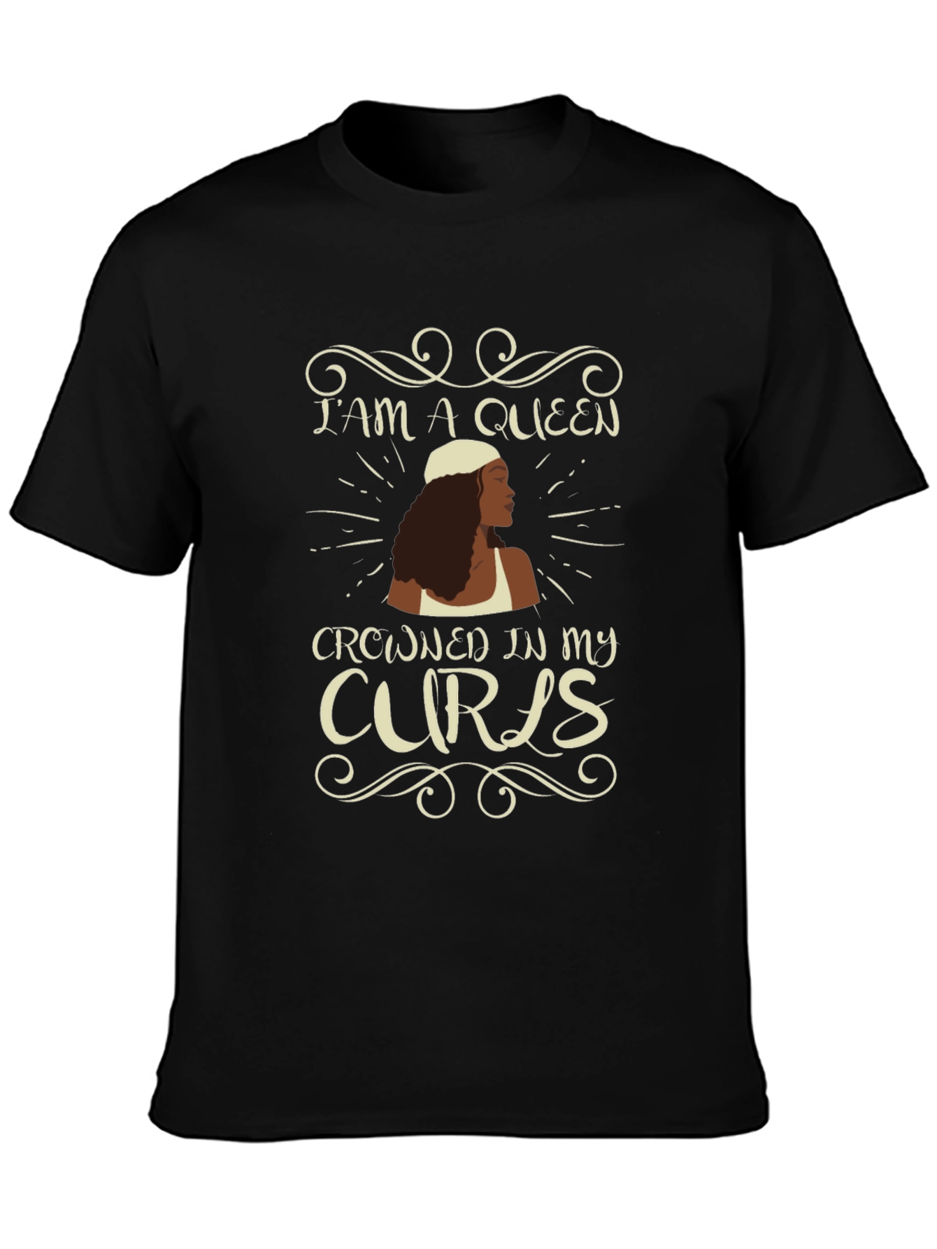 Queen of Curls Graphic Tee