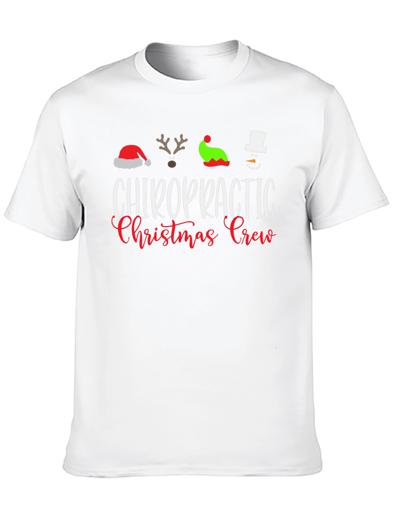 Chiropractic Christmas Crew T-Shirt