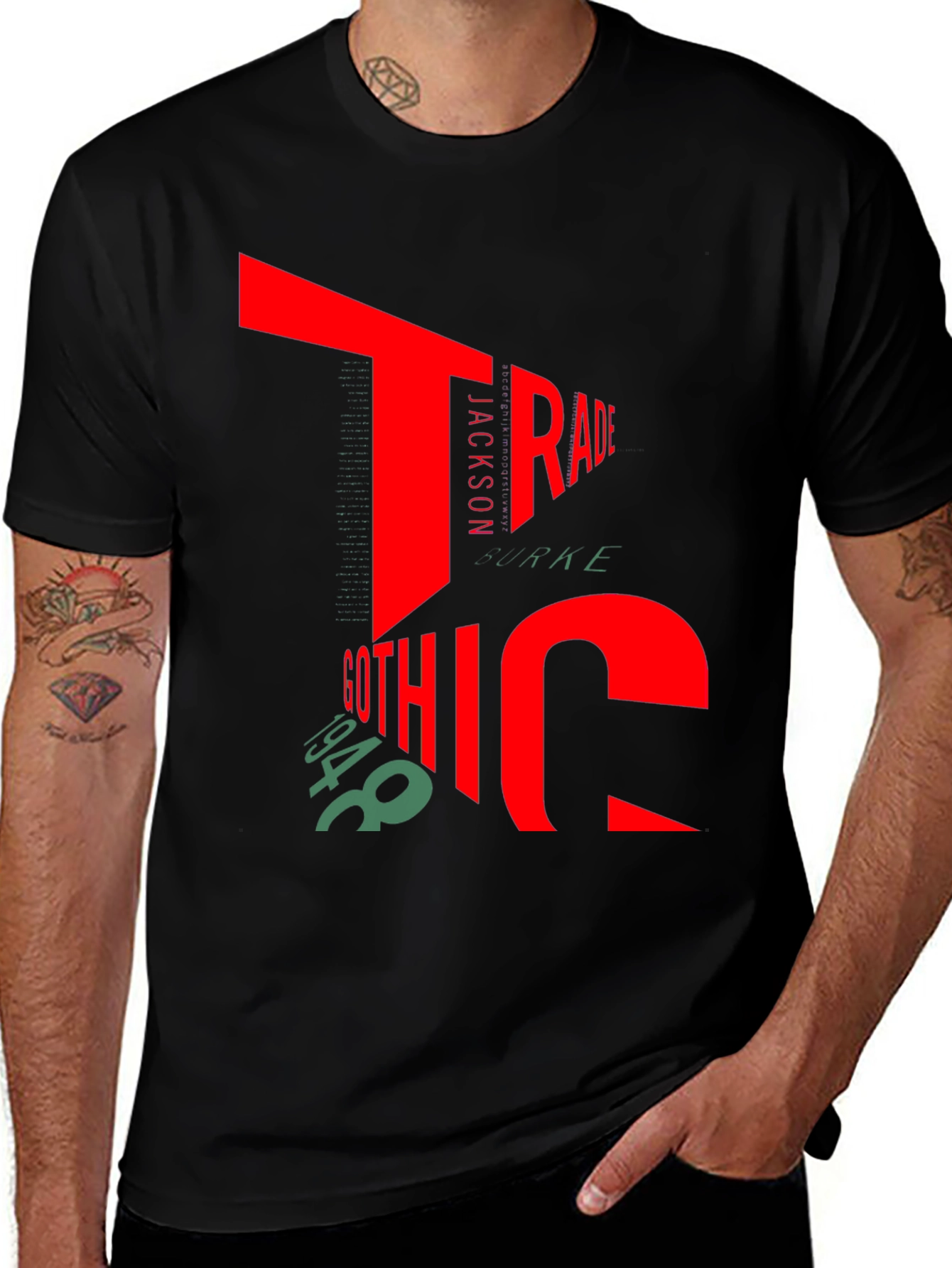 Bold Graphic T-Shirt - Trade Gothic 1948