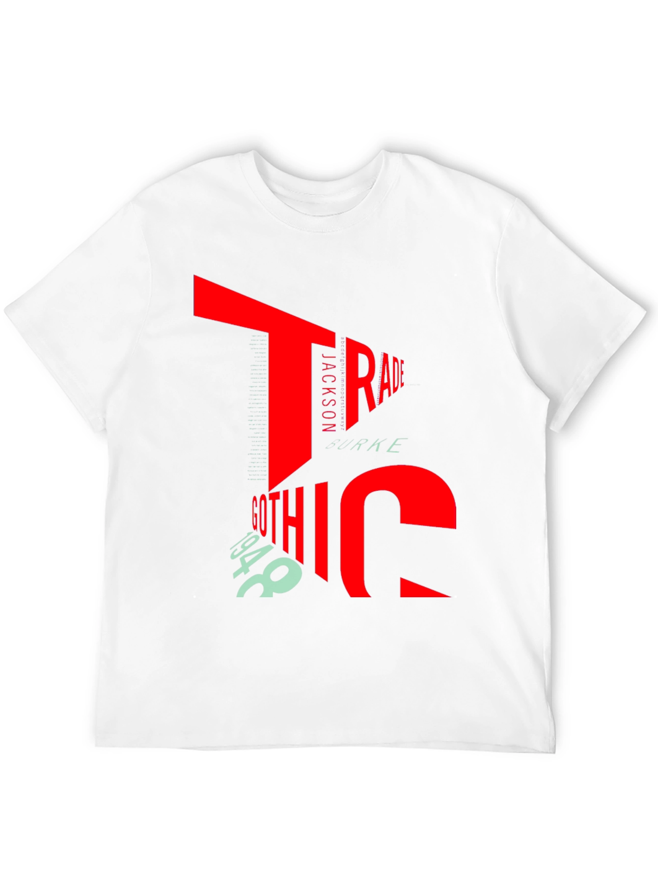 Bold Graphic T-Shirt - Trade Gothic 1948