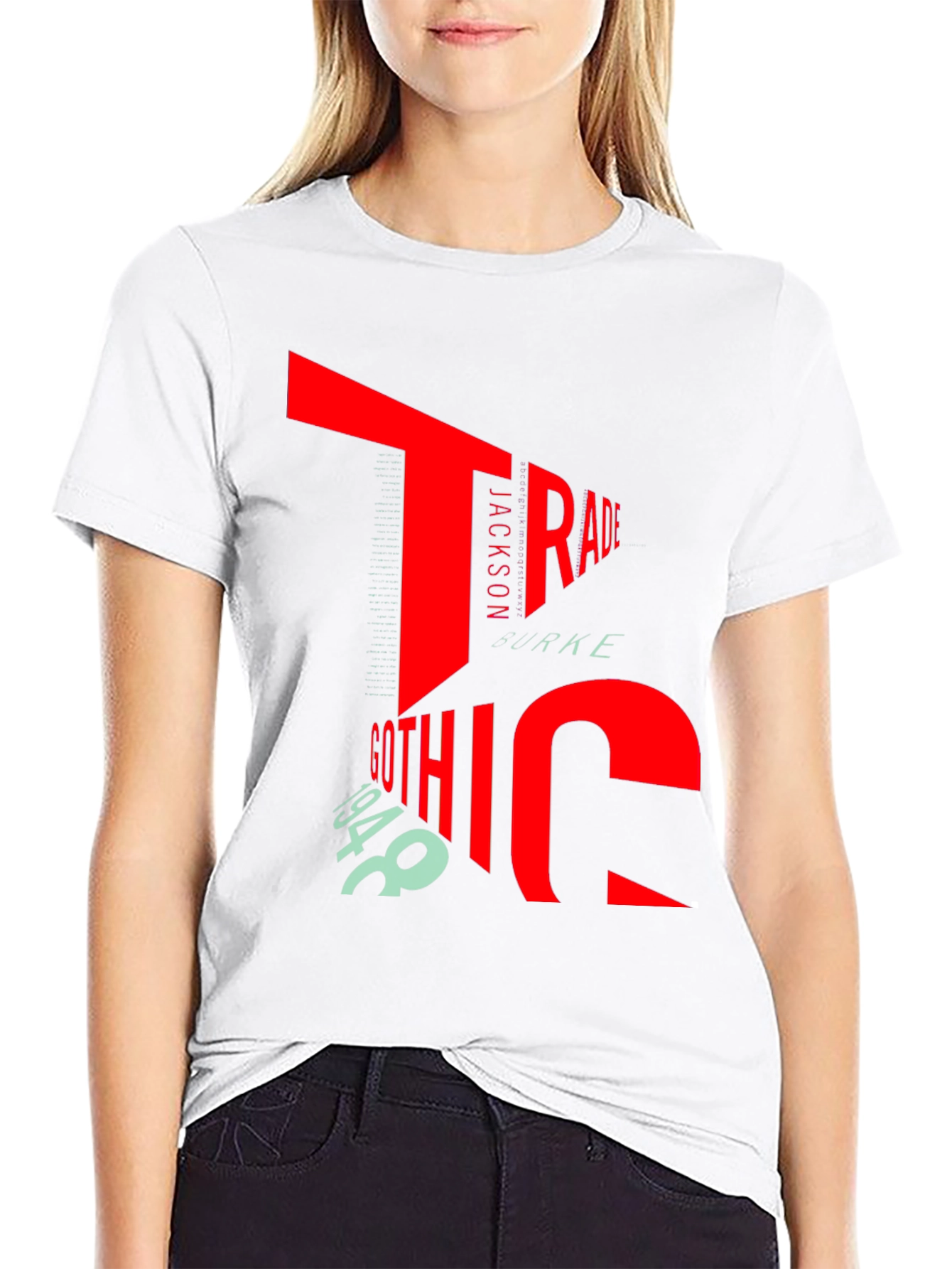 Bold Graphic T-Shirt - Trade Gothic 1948