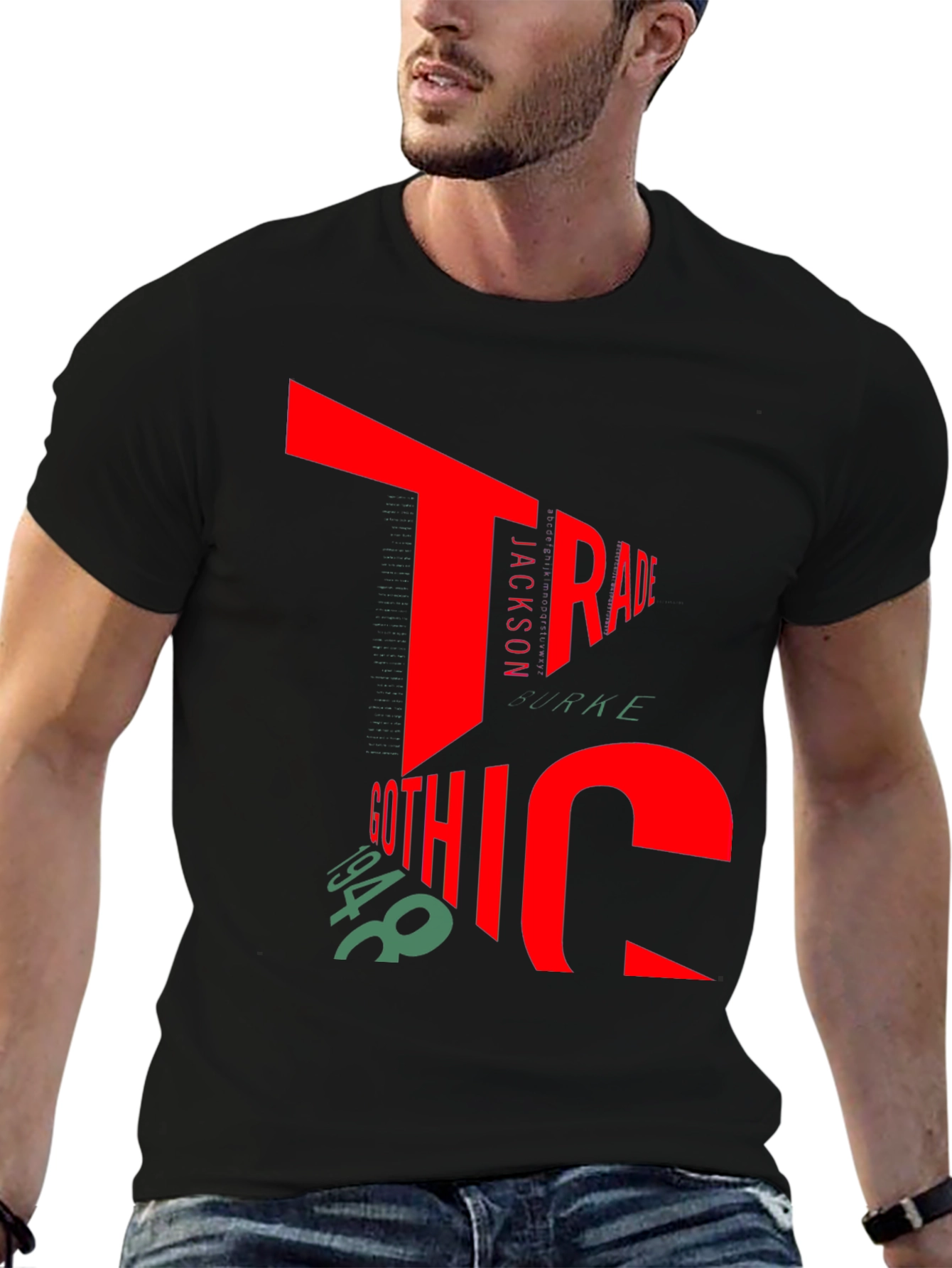 Bold Graphic T-Shirt - Trade Gothic 1948