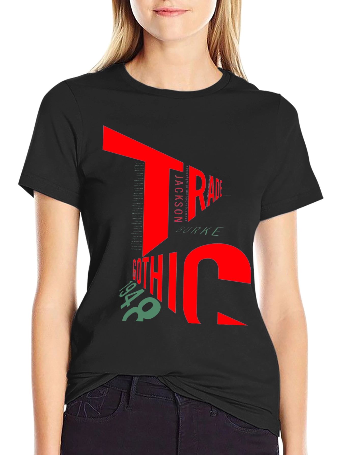Bold Graphic T-Shirt - Trade Gothic 1948