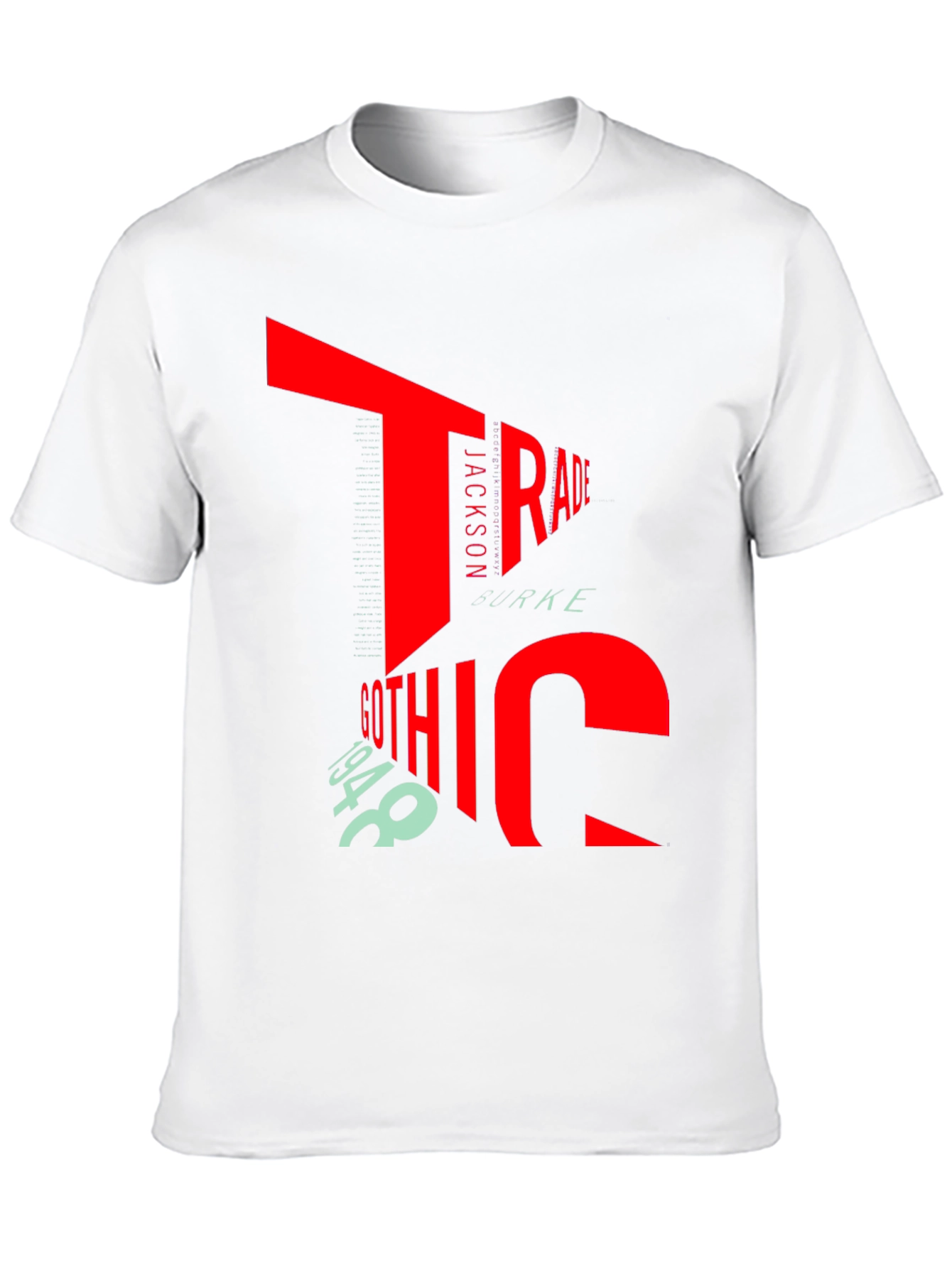 Bold Graphic T-Shirt - Trade Gothic 1948