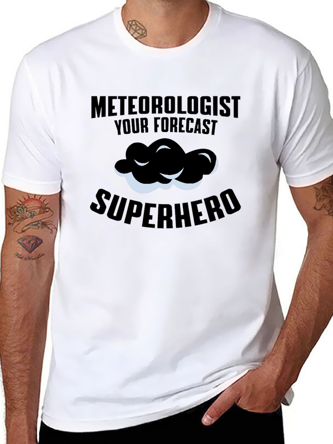 Meteorologist Superhero T-Shirt: Weather Forecast Tee