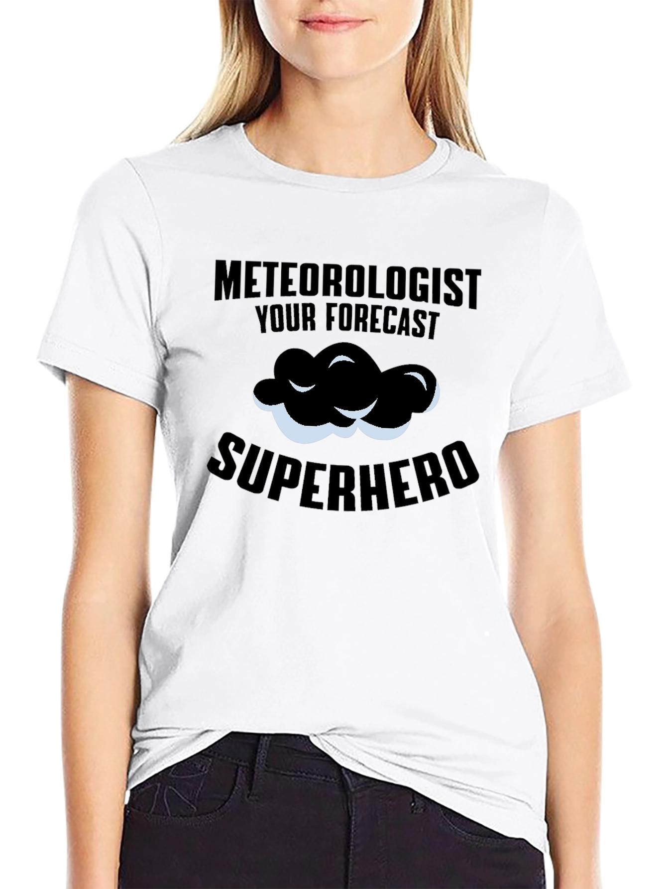 Meteorologist Superhero T-Shirt: Weather Forecast Tee