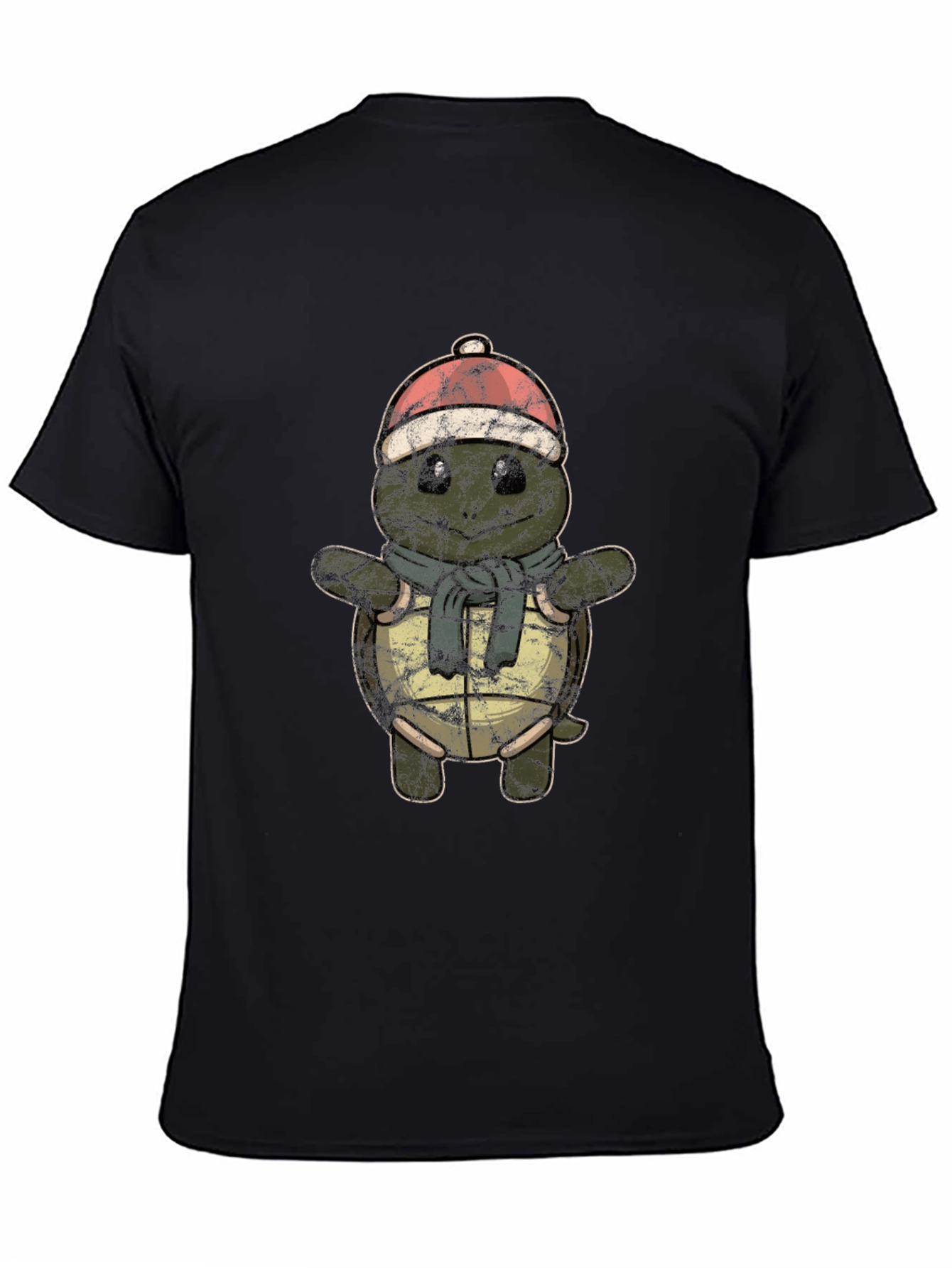 Winter Turtle Graphic T-Shirt