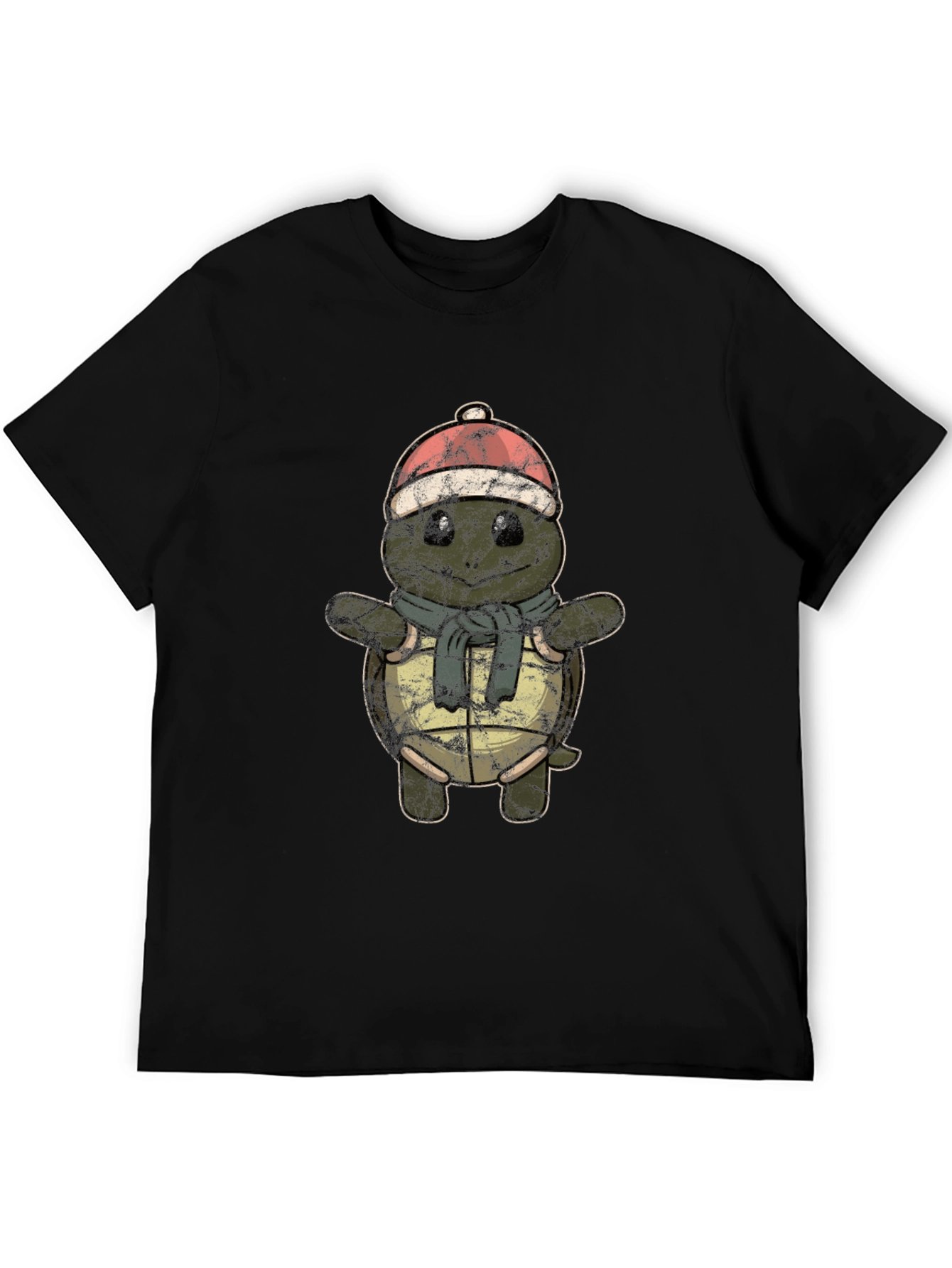 Winter Turtle Graphic T-Shirt