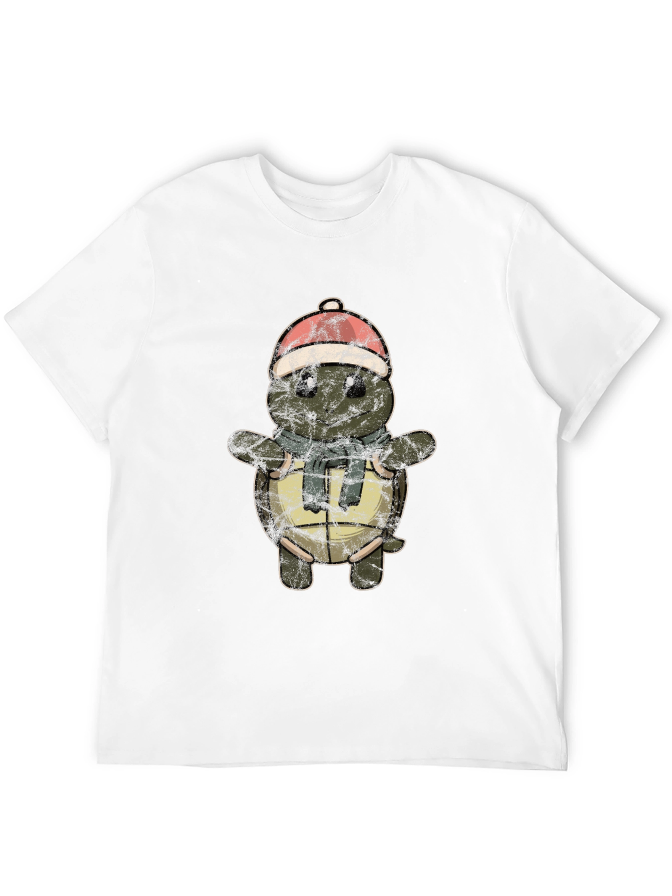 Winter Turtle Graphic T-Shirt