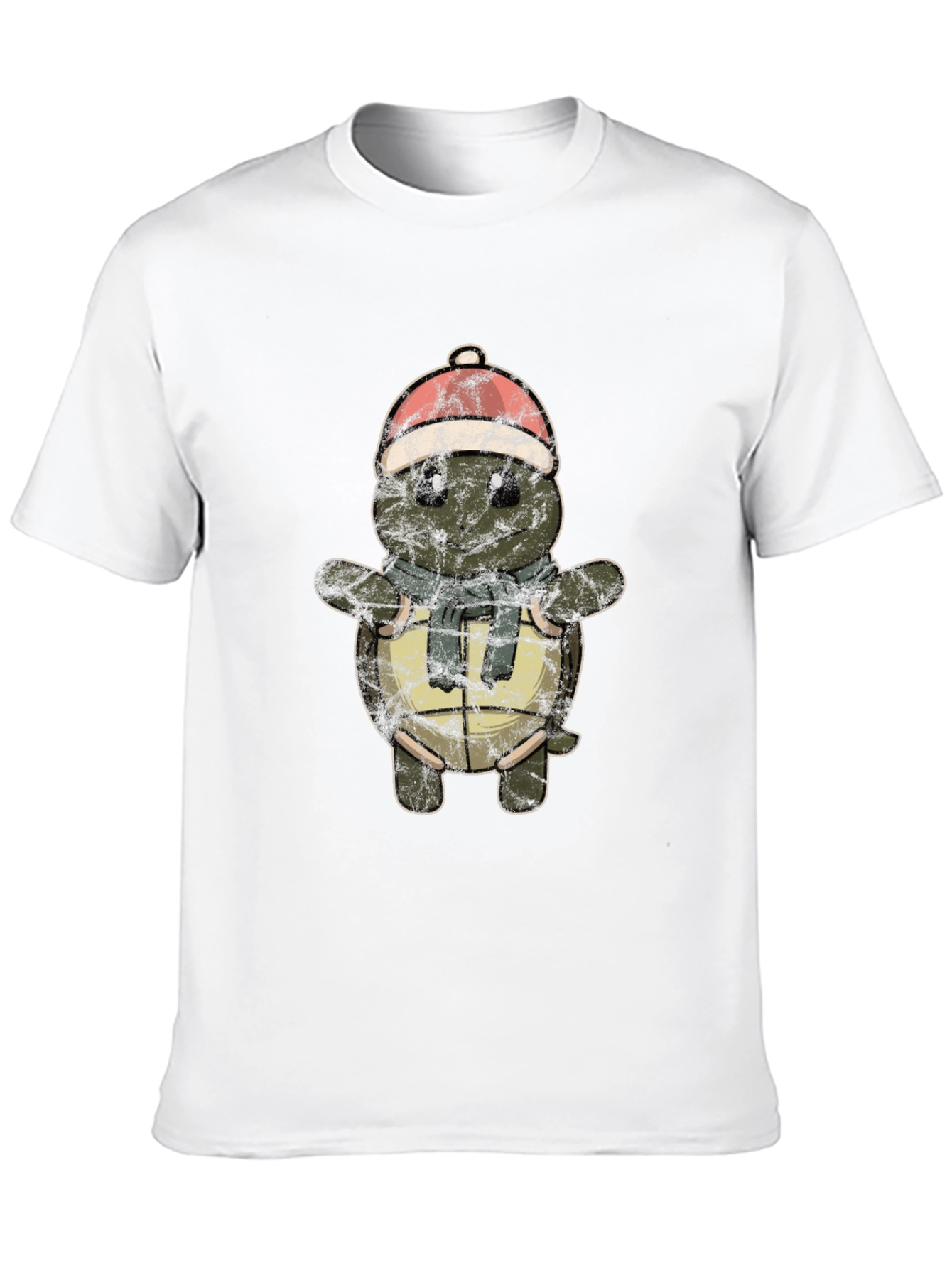 Winter Turtle Graphic T-Shirt