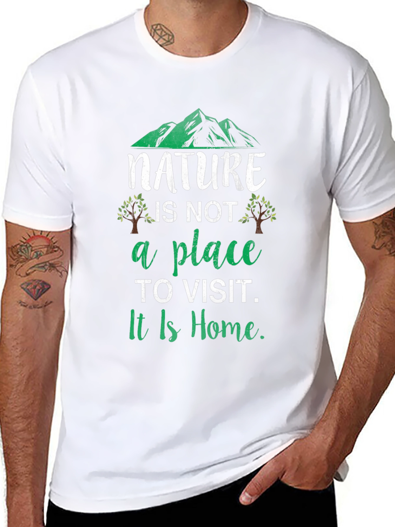 Nature is Home Graphic T-Shirt