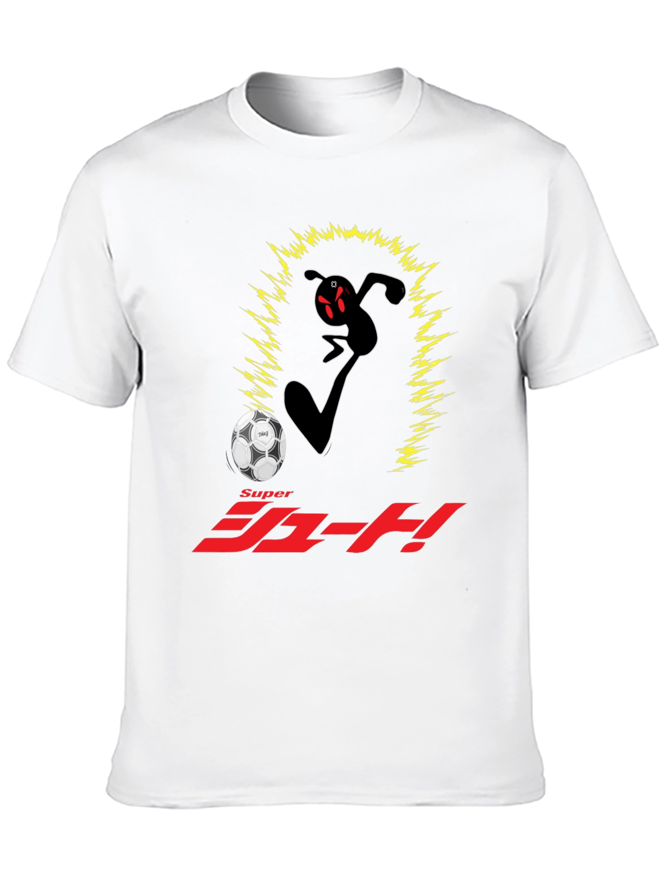 Super Shoot! Anime Black T-Shirt
