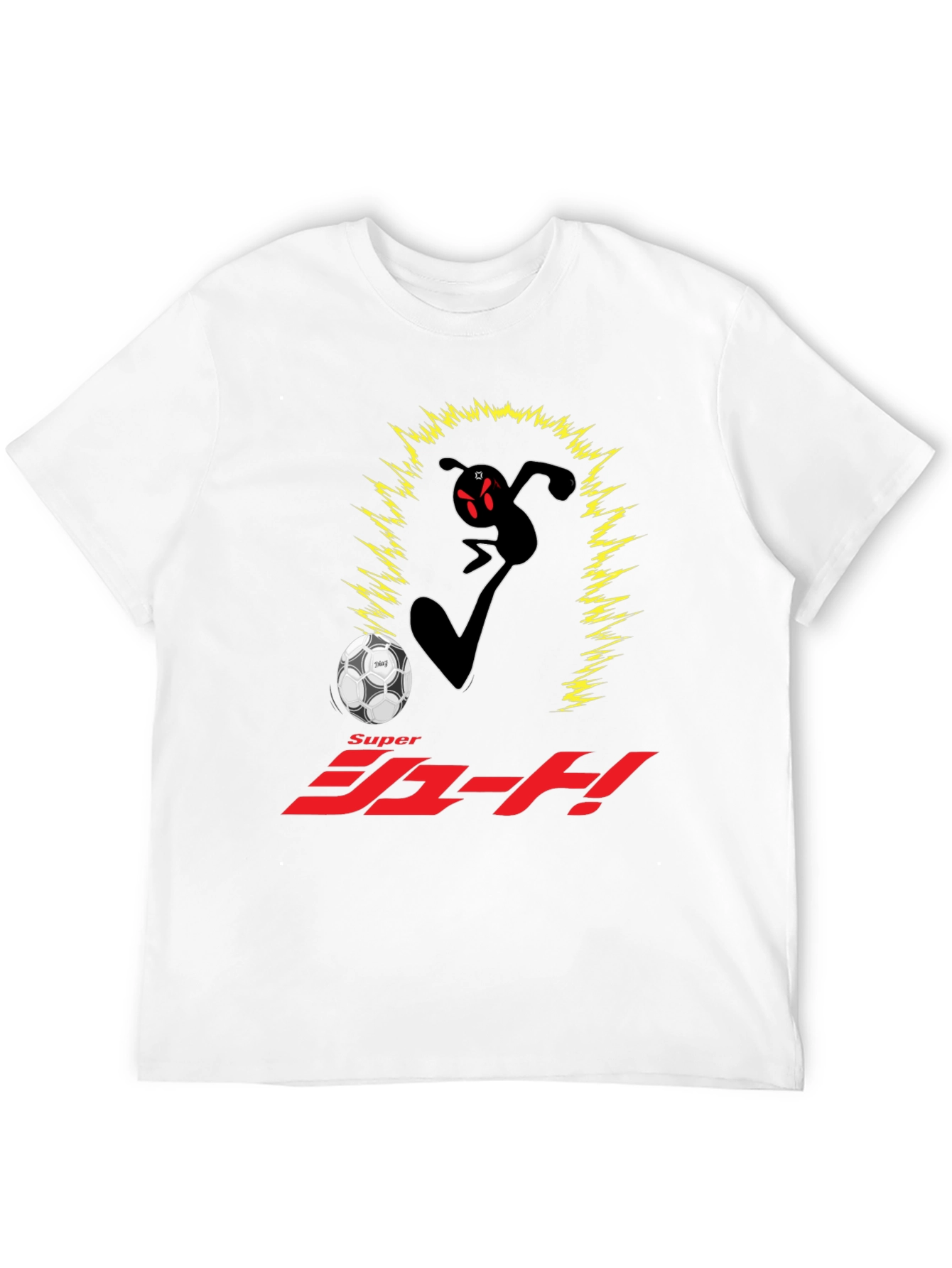 Super Shoot! Anime Black T-Shirt