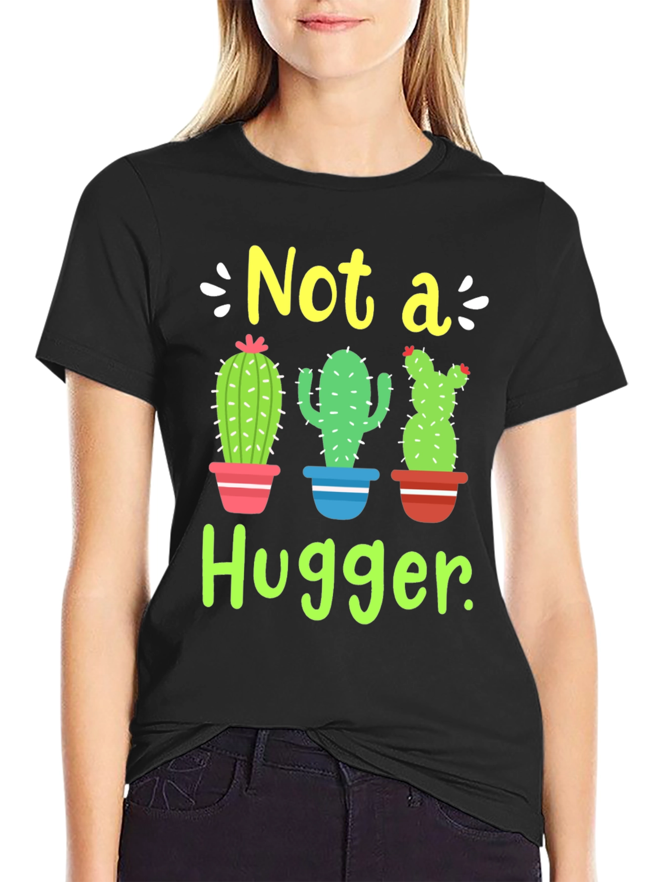 Not a Hugger Cactus T-Shirt